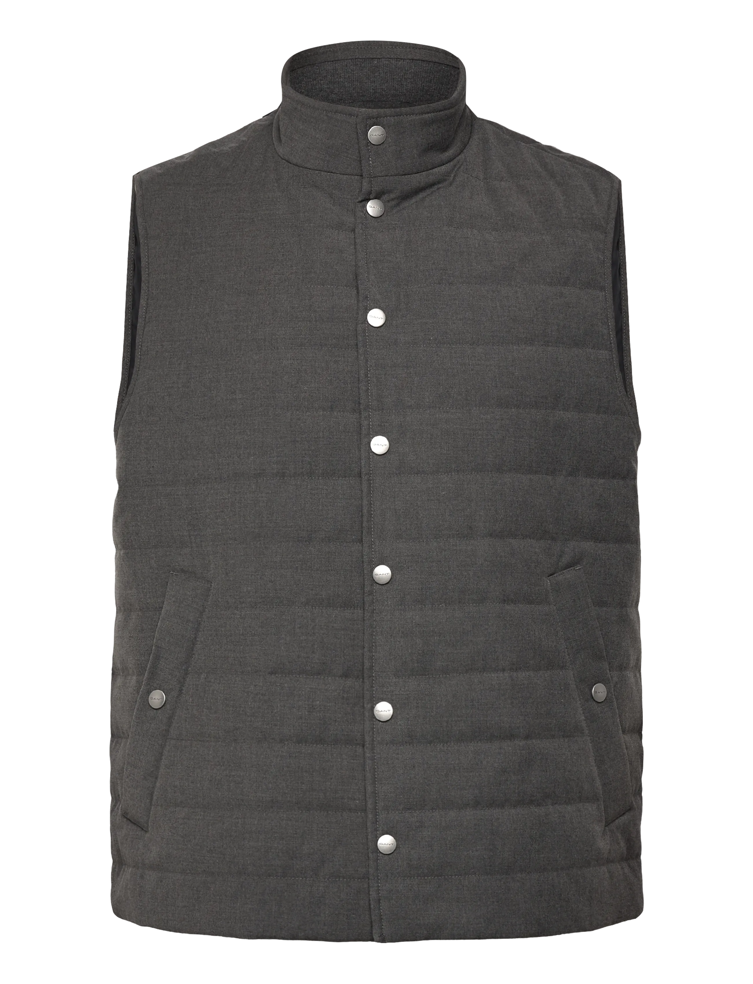 Gant LIGHT INSULATED COMMUTER VEST - Gant - ANTRACIT MELANGE / grey