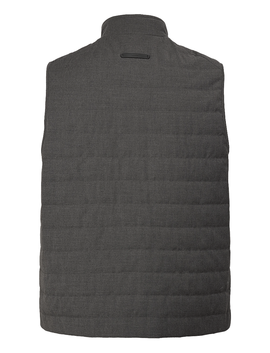 Gant - LIGHT INSULATED COMMUTER VEST - westen - antracit melange - 2