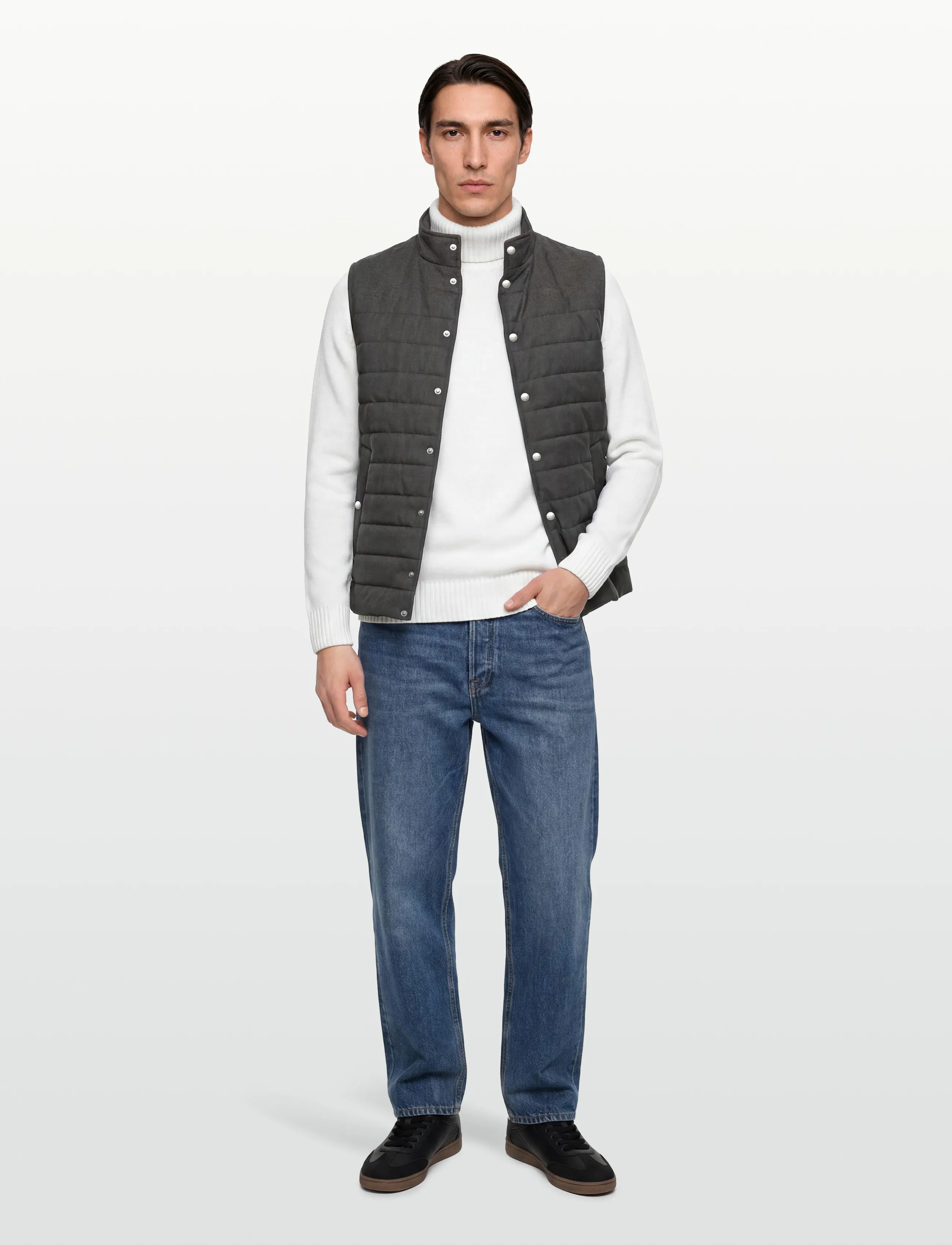 Gant Light Insulated Commuter Vest, XXL, Grey, Overtøj > Veste, Herre