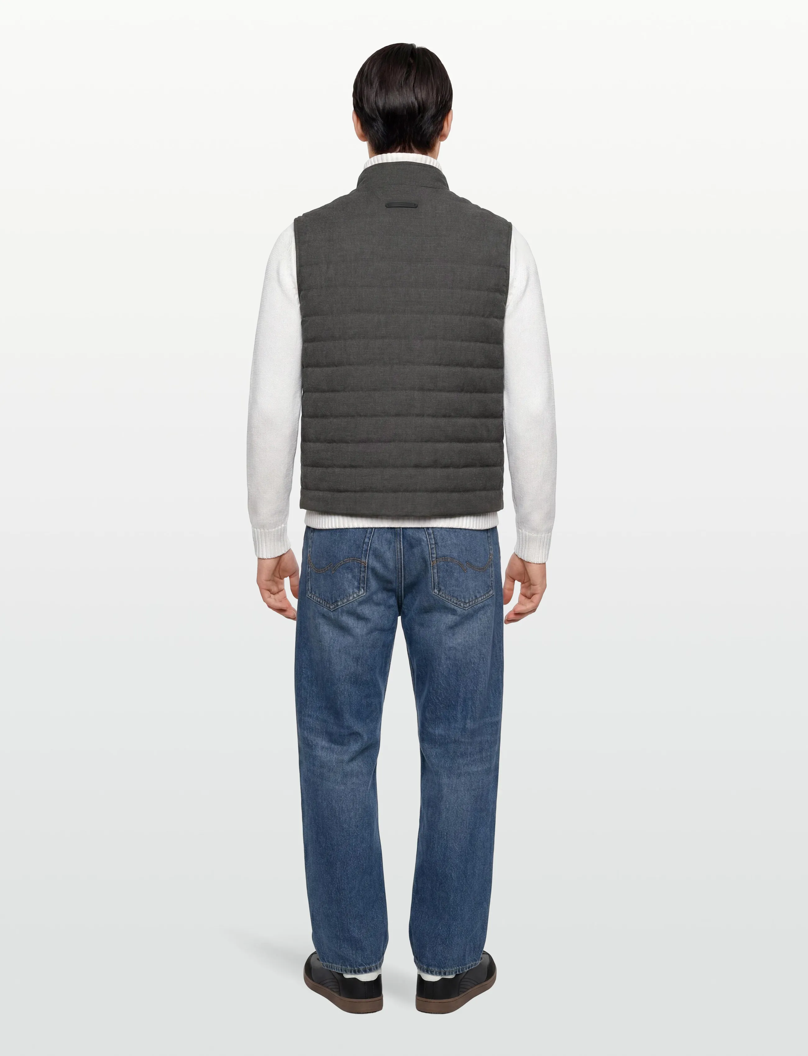 Gant - LIGHT INSULATED COMMUTER VEST - veste - antracit melange - 4