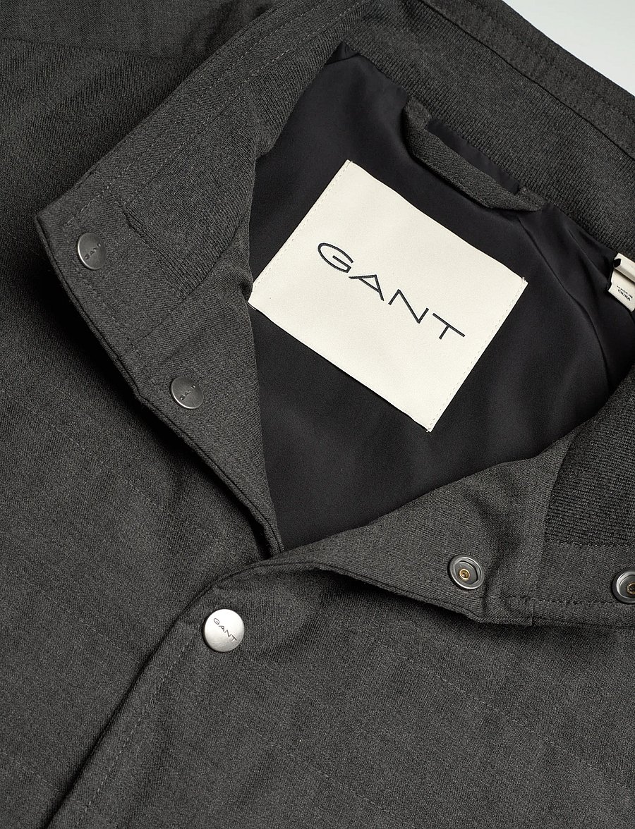 Gant - LIGHT INSULATED COMMUTER VEST - westen - antracit melange - 5