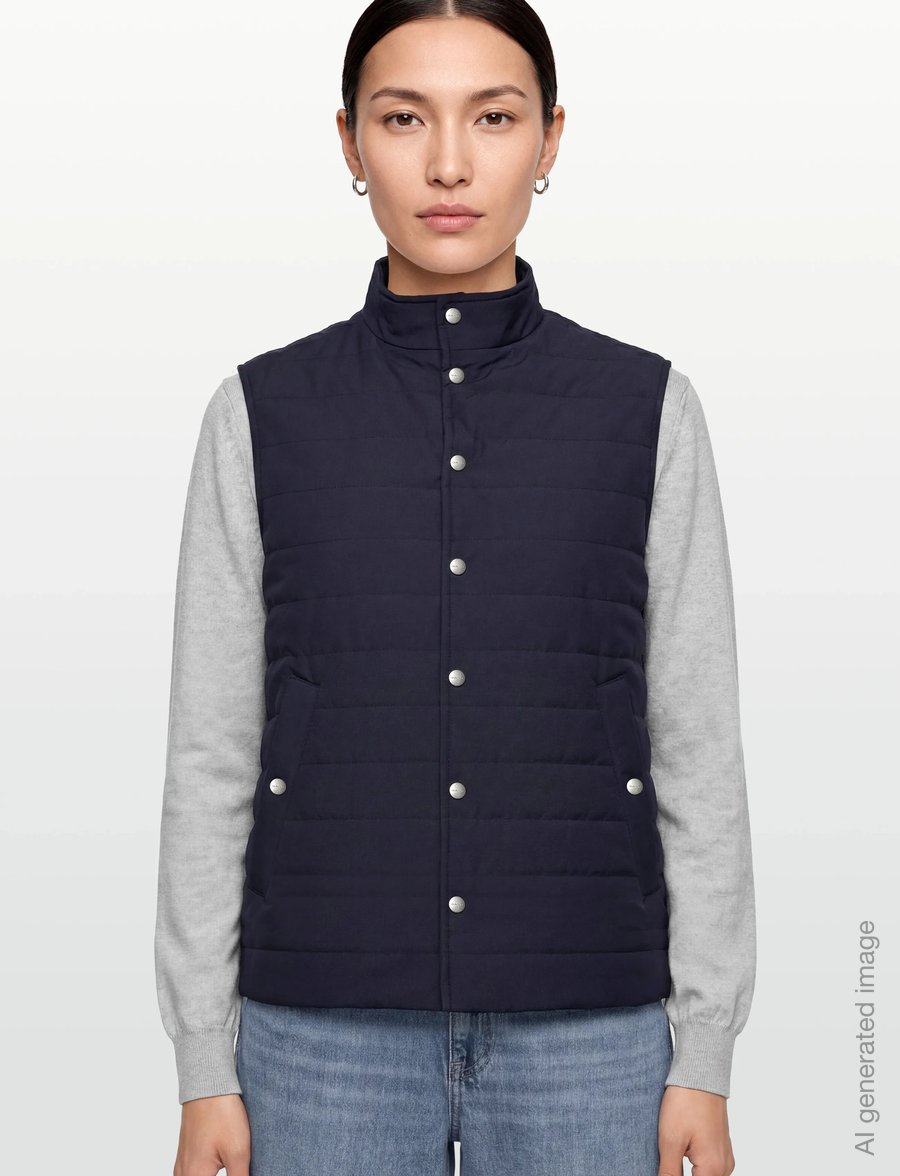 Gant - LIGHT INSULATED COMMUTER VEST - vests - evening blue - 3