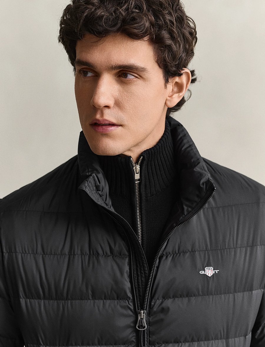Gant - Light Down Jacket - daunenjacken - black - 3
