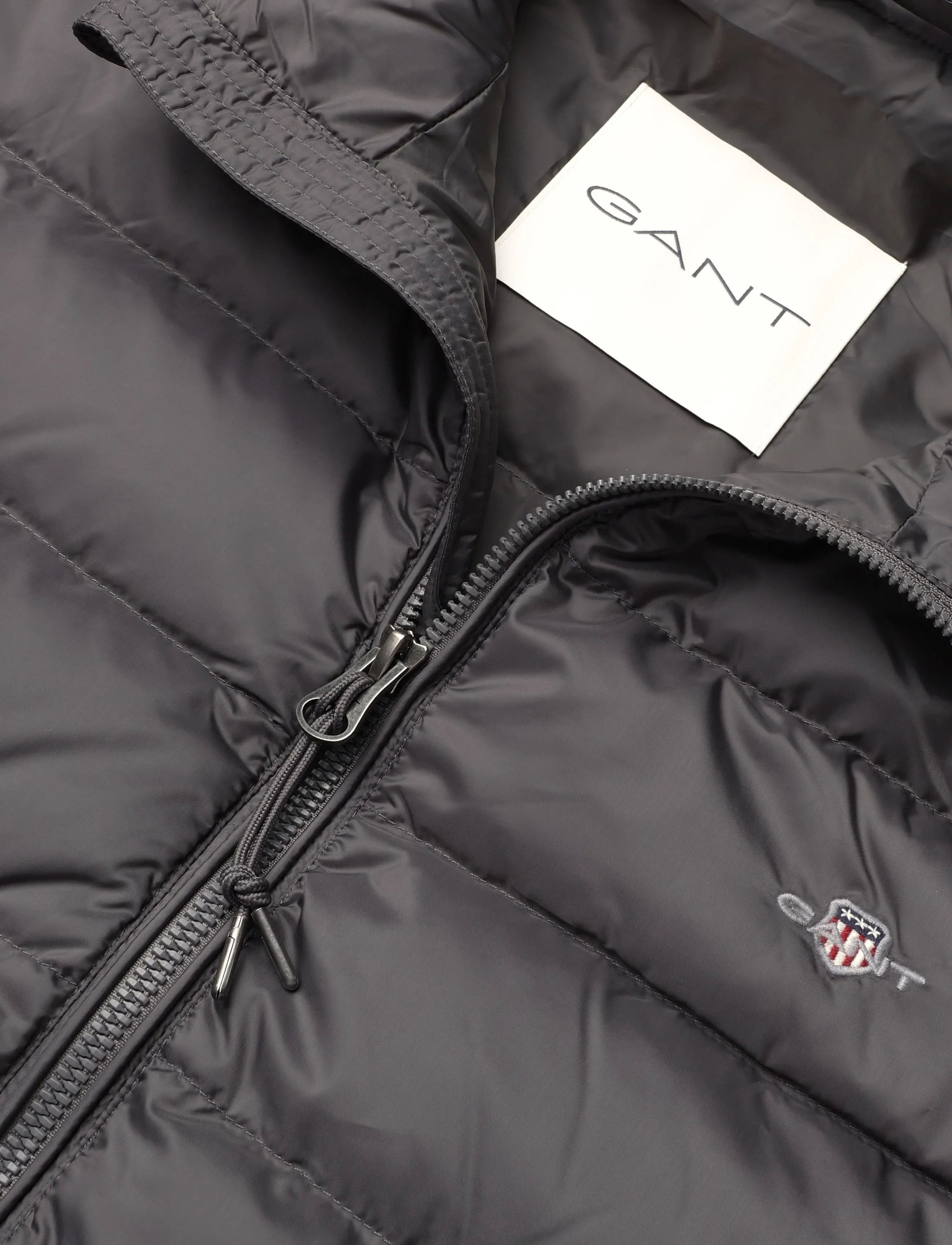 Gant - Light Down Jacket - sulejoped - dusky anthracite - 2