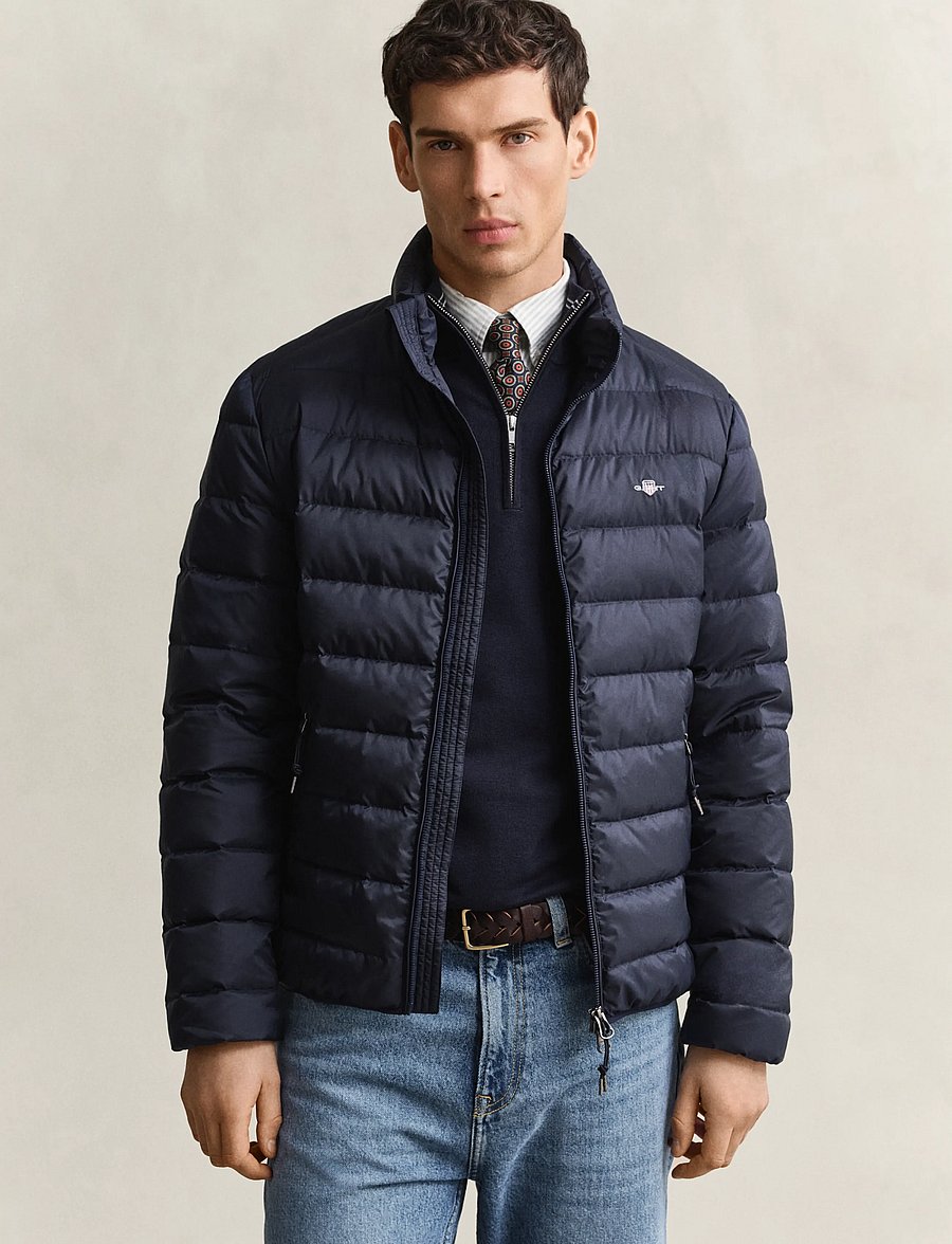 Gant - Light Down Jacket - sulejoped - evening blue - 0