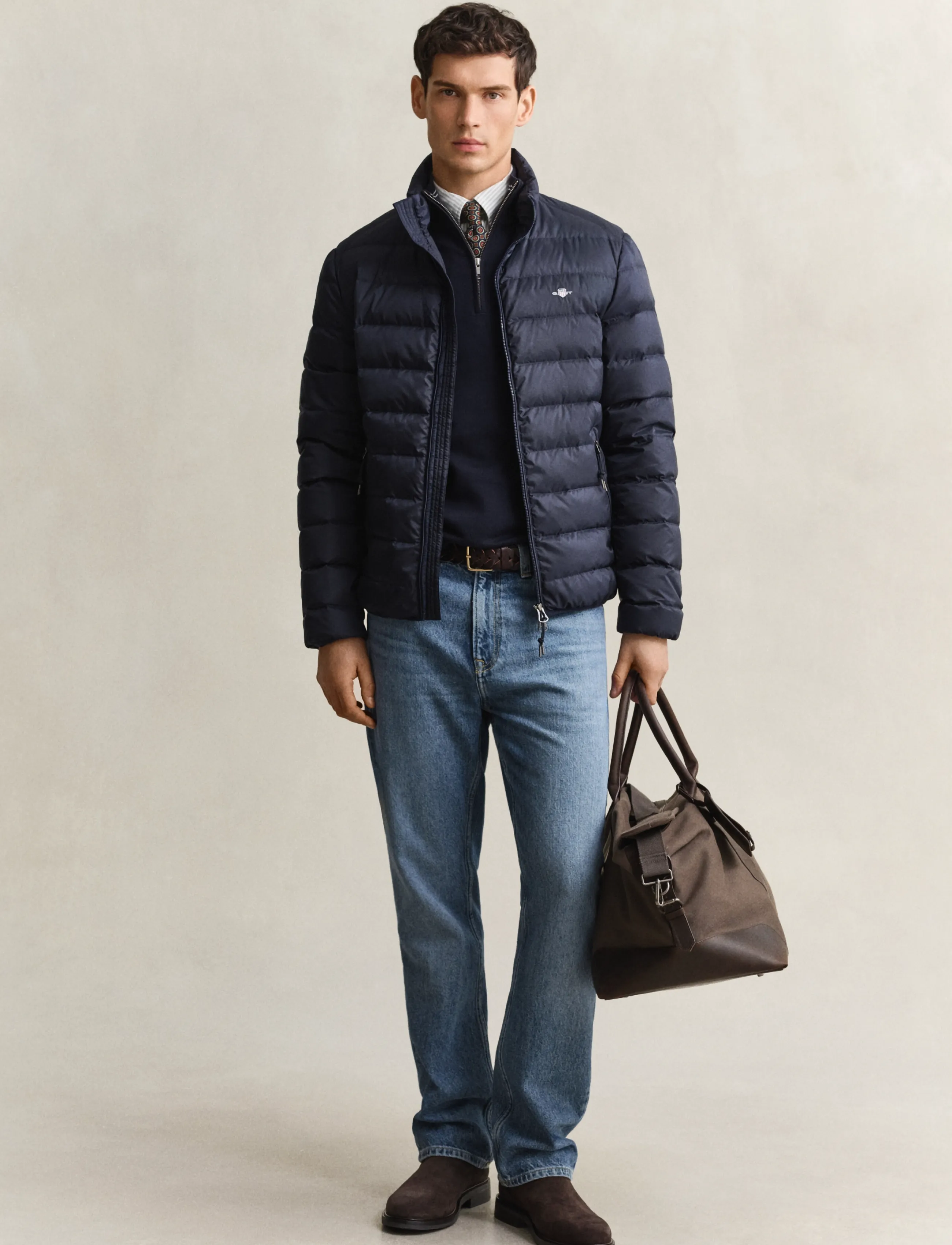 Gant - Light Down Jacket - sulejoped - evening blue - 4