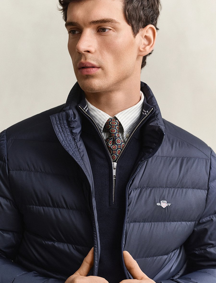 Gant - Light Down Jacket - vinterjakker - evening blue - 5