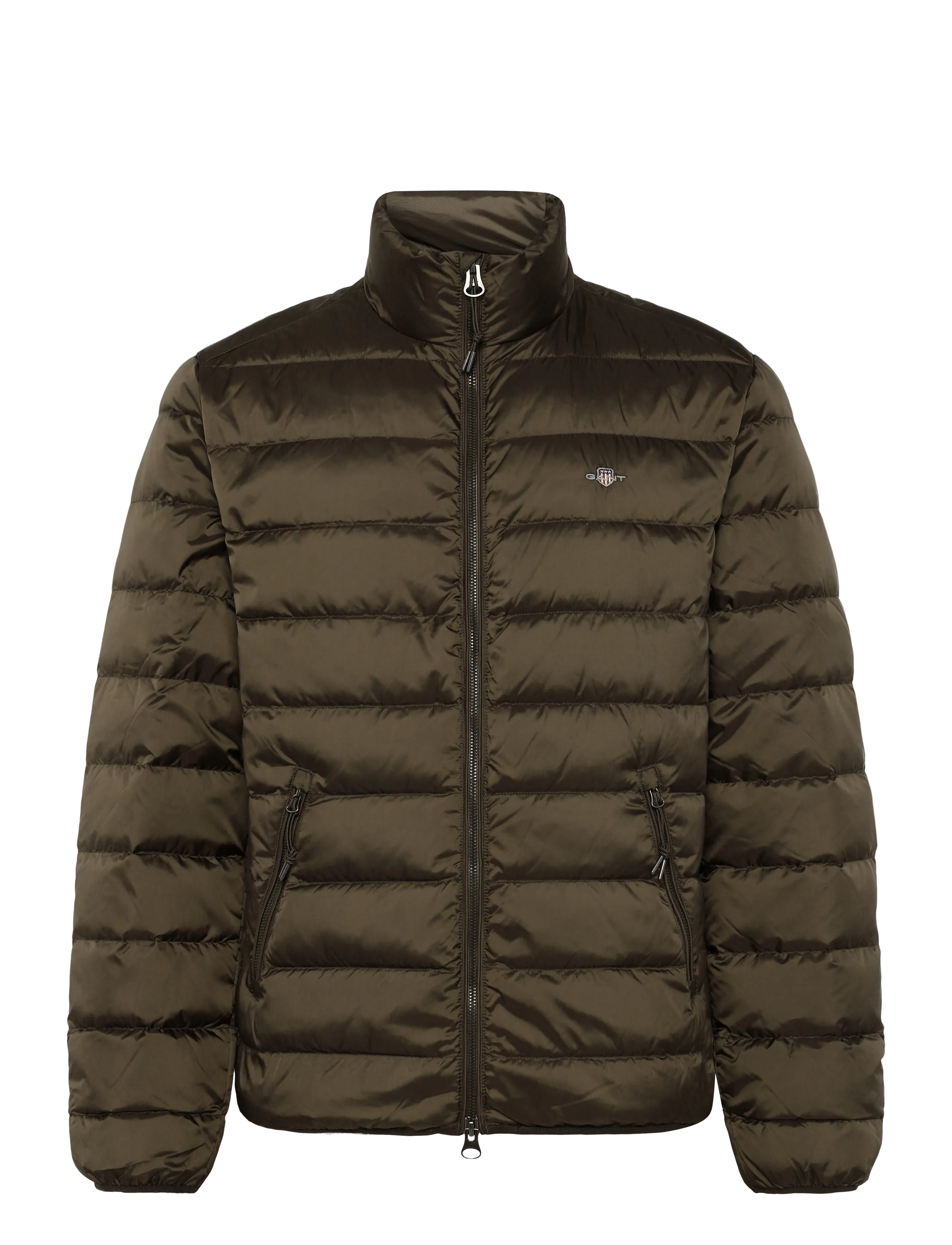 Gant Light Down Jacket - Outerwear - SHADOW BROWN / brown
