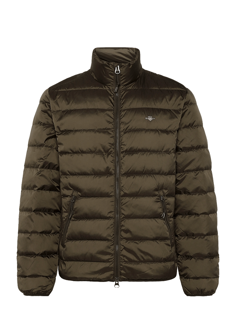 Gant - Light Down Jacket - sulejoped - shadow brown - 0