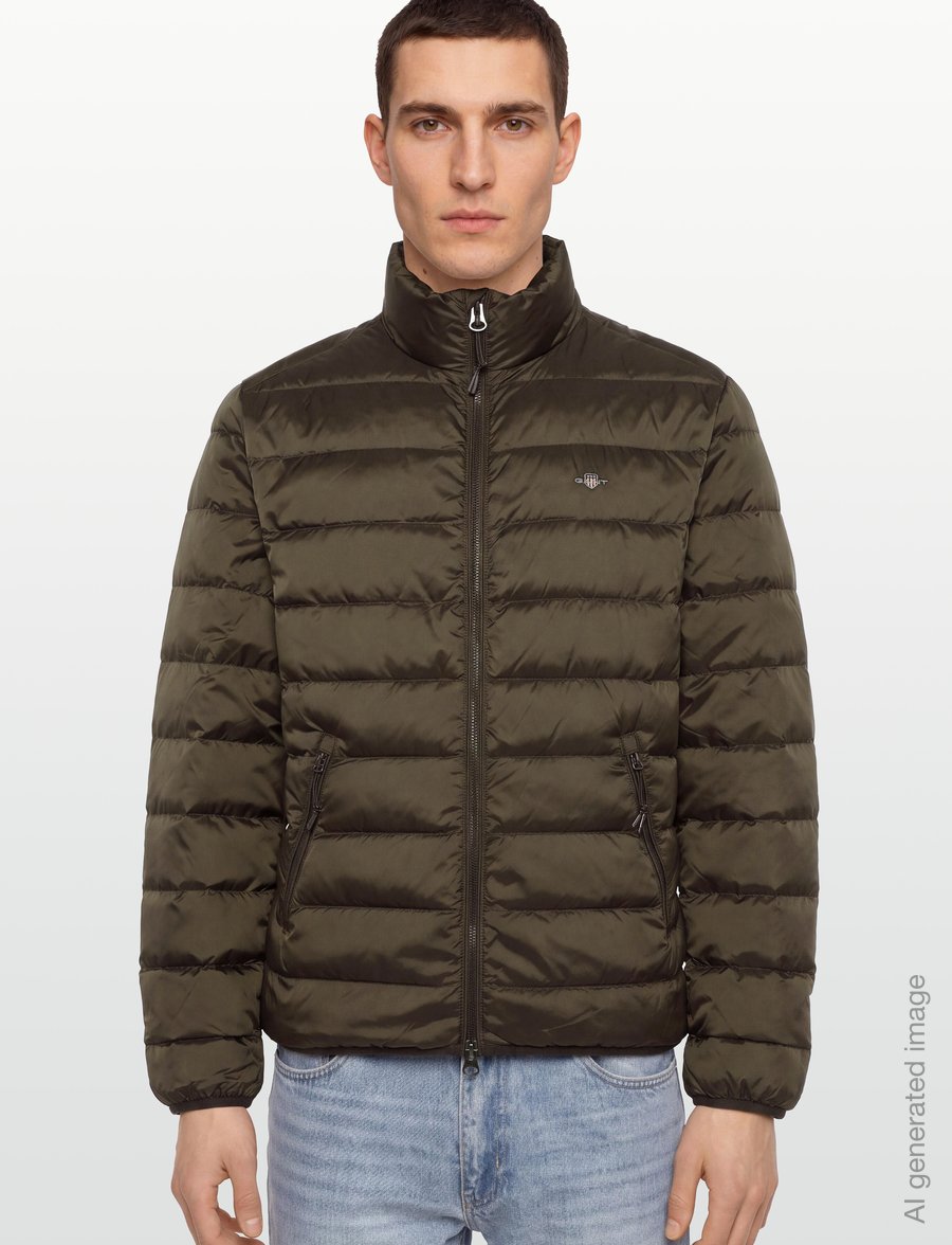 Gant - Light Down Jacket - daunenjacken - shadow brown - 3