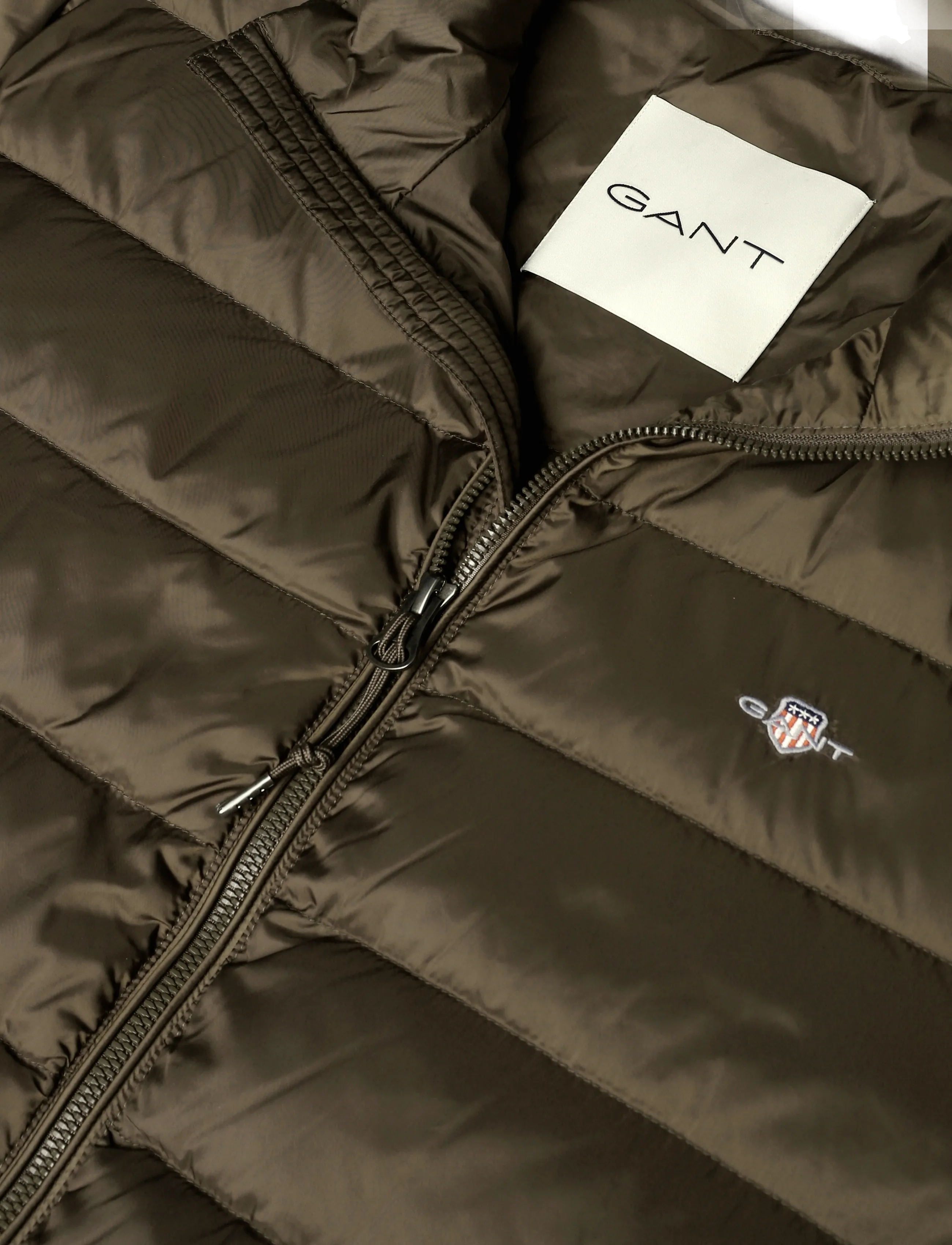 Gant - Light Down Jacket - down jackets - shadow brown - 2
