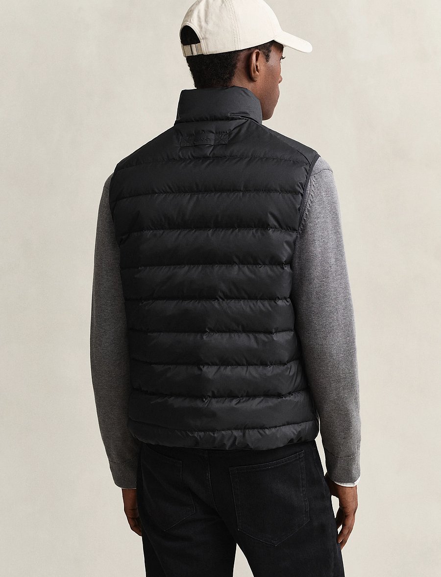 Gant - Light Down Vest - shoppa efter tillfälle - black - 3