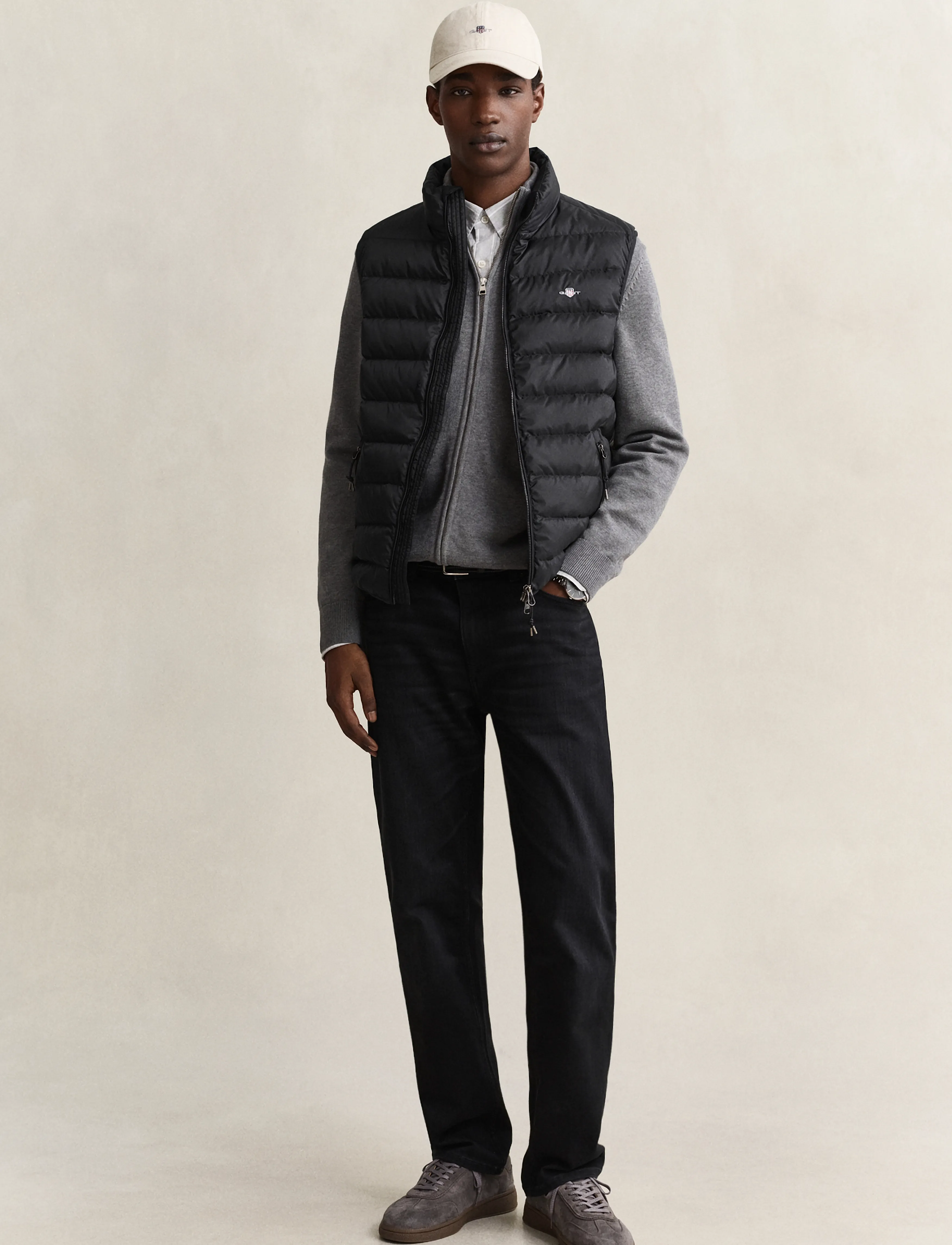 Gant - Light Down Vest - shoppa efter tillfälle - black - 4