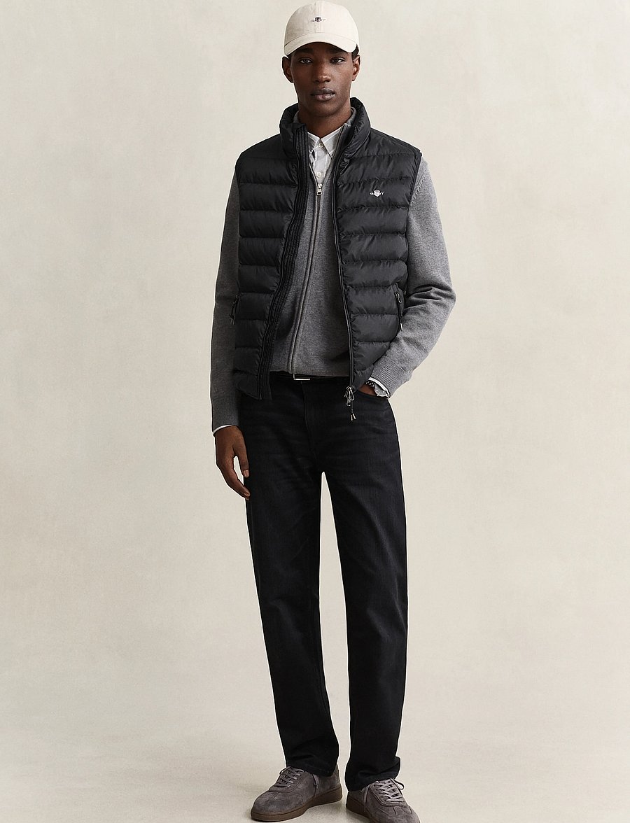 Gant - Light Down Vest - shoppa efter tillfälle - black - 4