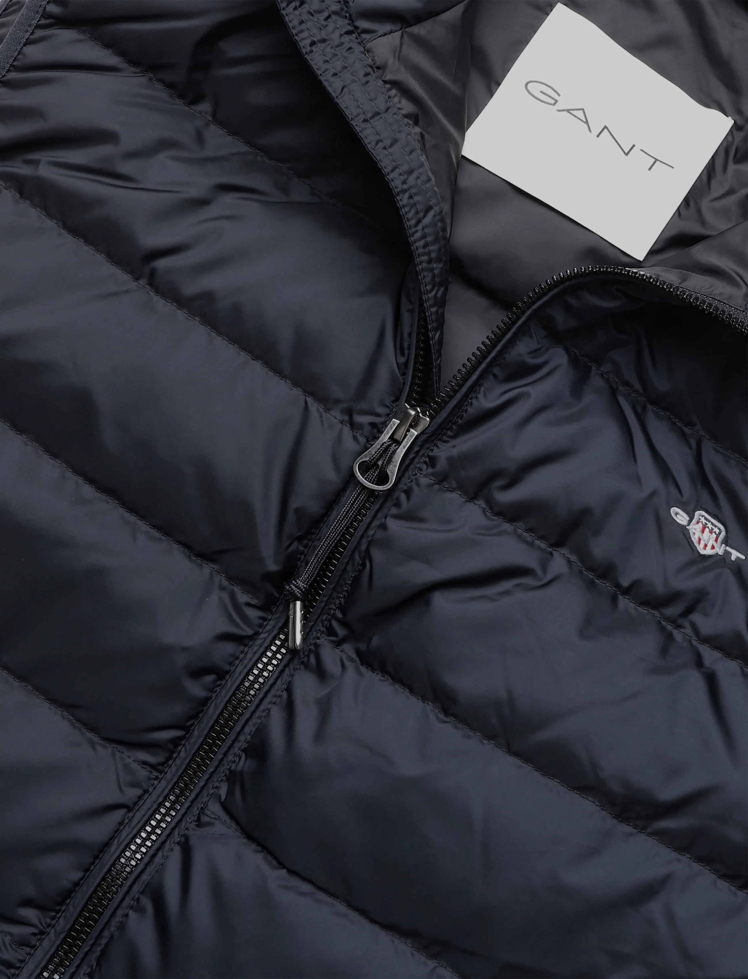 Gant - Light Down Vest - vests - black - 5