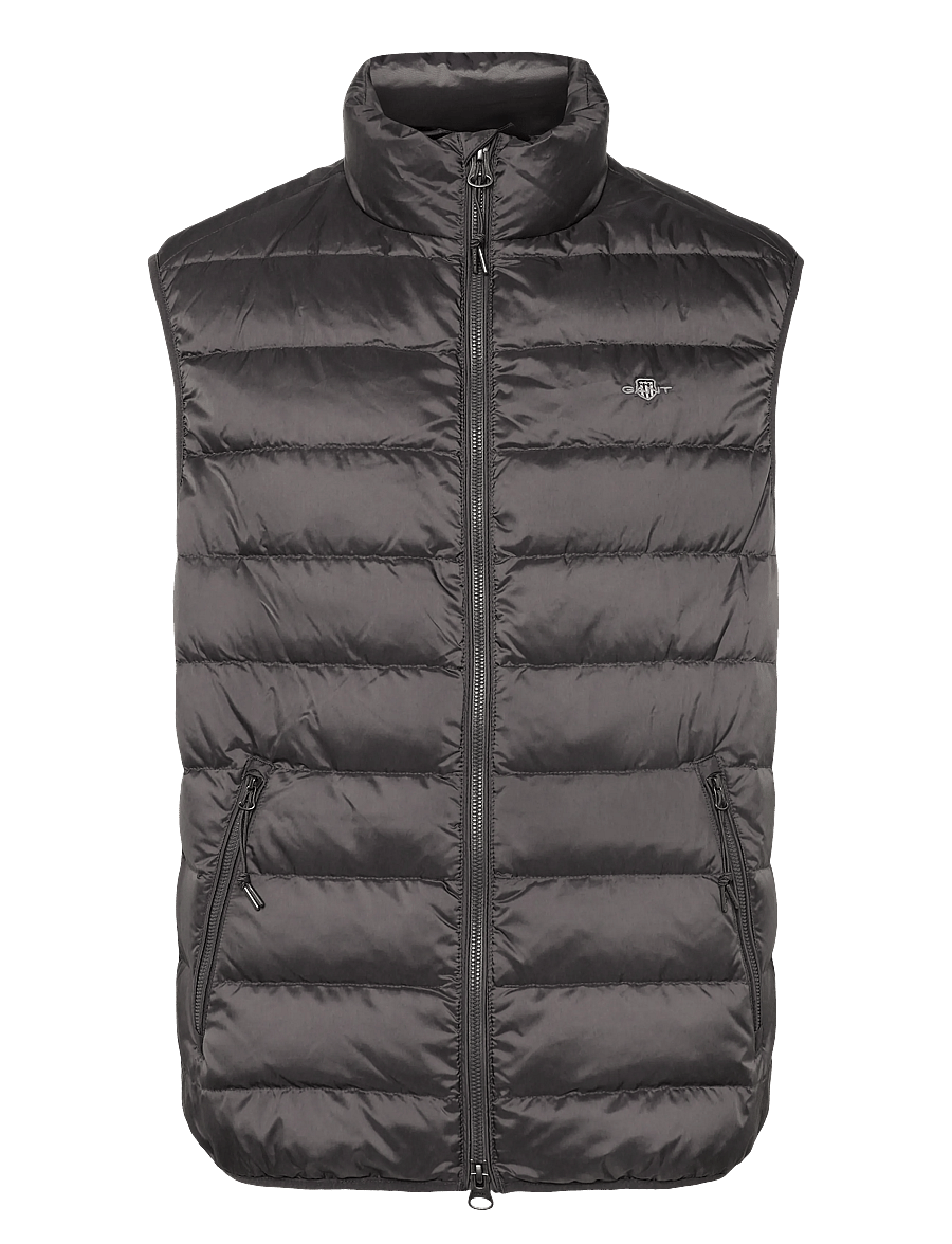 Gant - Light Down Vest - veste - dusky anthracite - 0