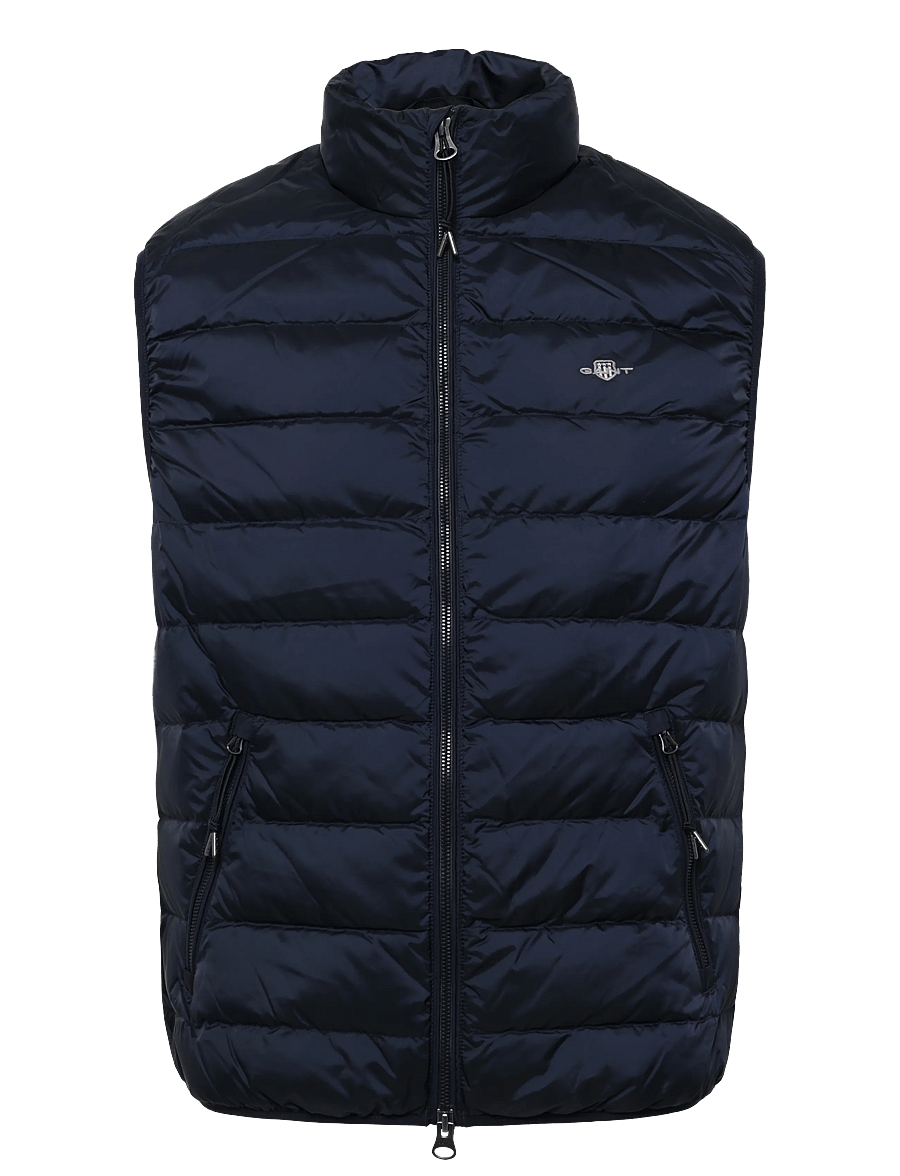 Gant - Light Down Vest - västar - evening blue - 1