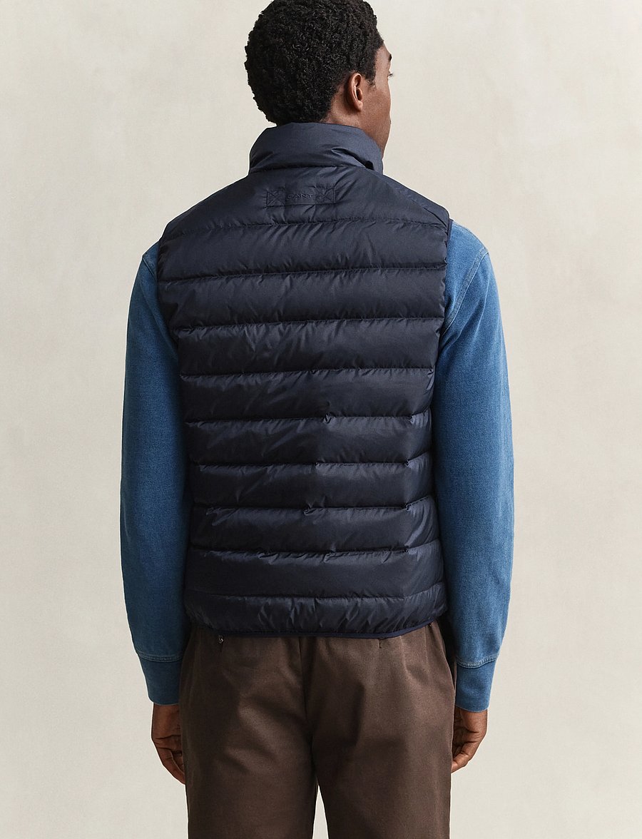Gant - Light Down Vest - shoppa efter tillfälle - evening blue - 3