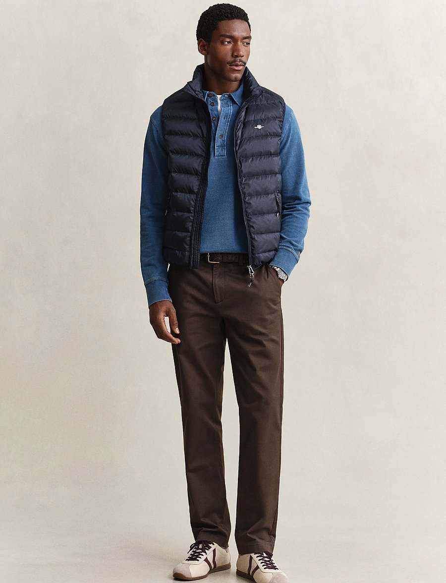 Gant - Light Down Vest - shoppa efter tillfälle - evening blue - 5