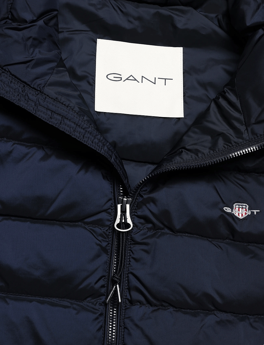 Gant - Light Down Vest - västar - evening blue - 5