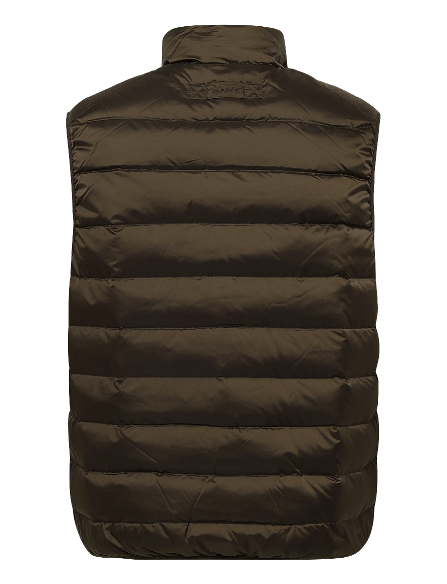 Gant - Light Down Vest - västar - shadow brown - 1