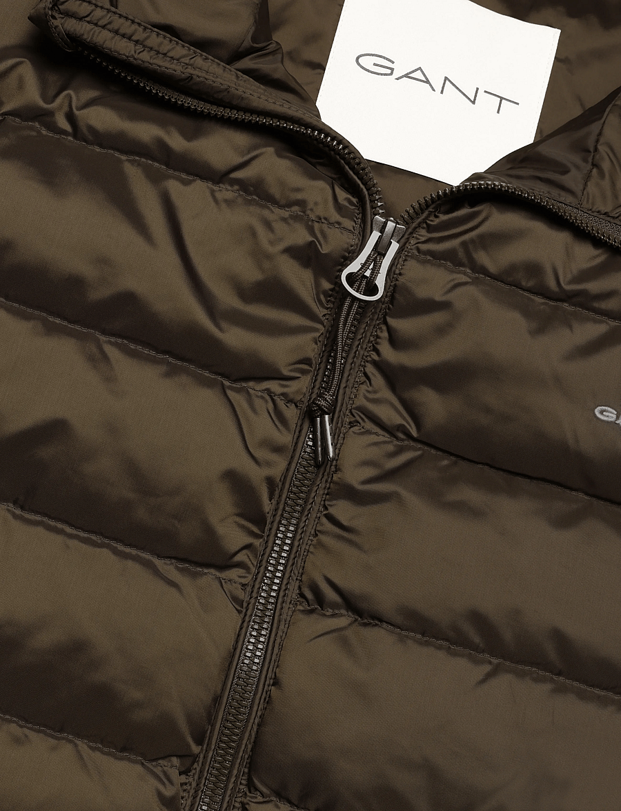 Gant - Light Down Vest - västar - shadow brown - 2