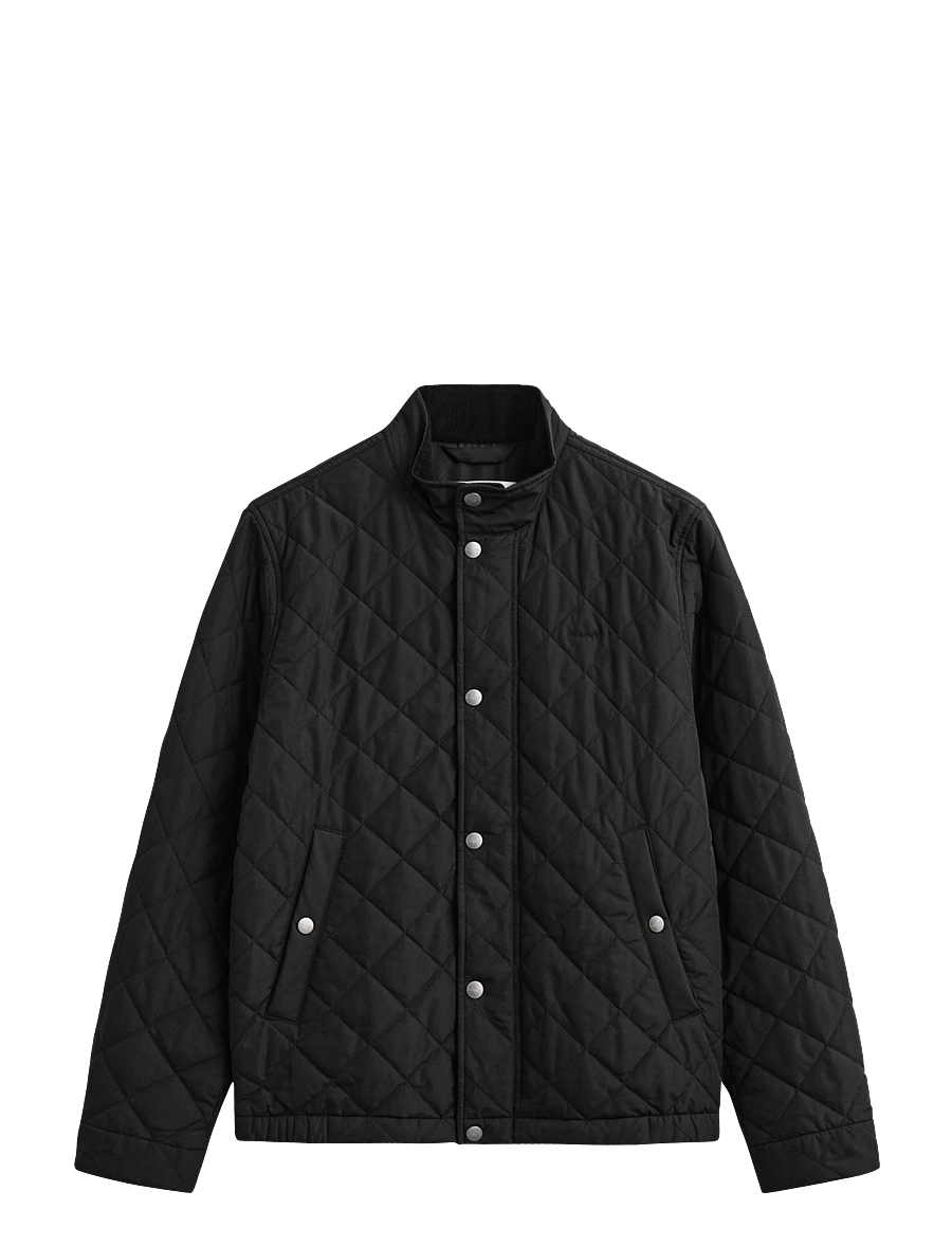 Gant - Quilted Jacket - efterårsjakker - black - 0