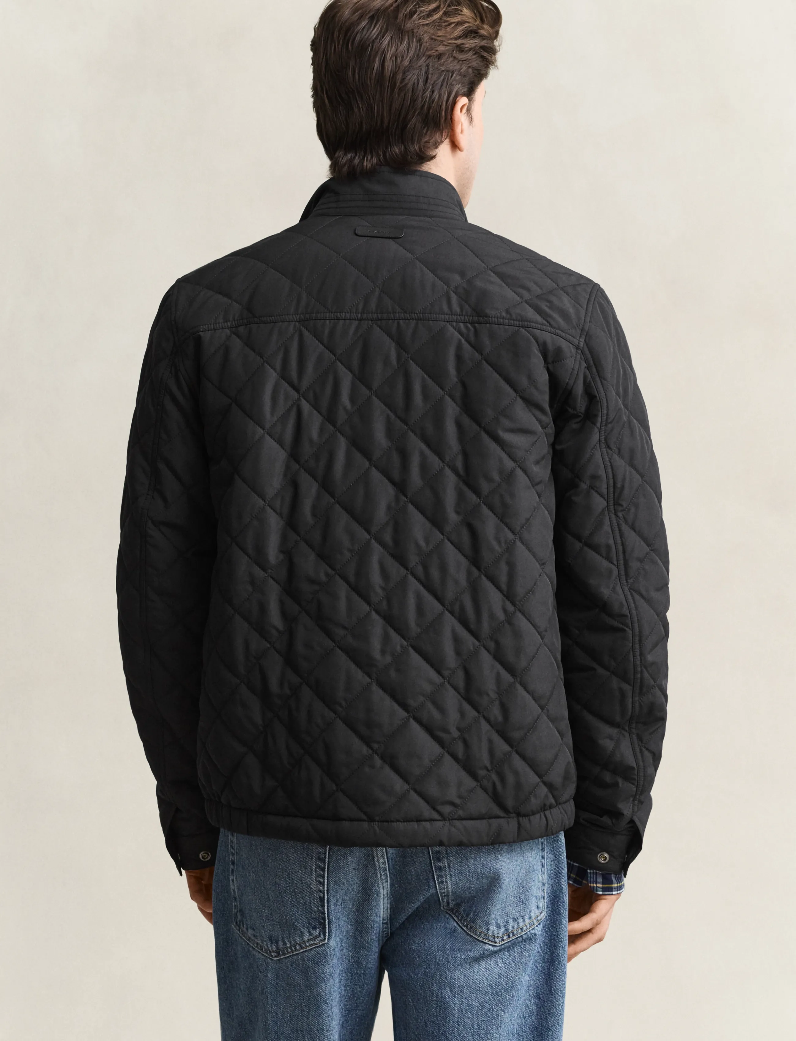 Gant - Quilted Jacket - fall jackets - black - 1