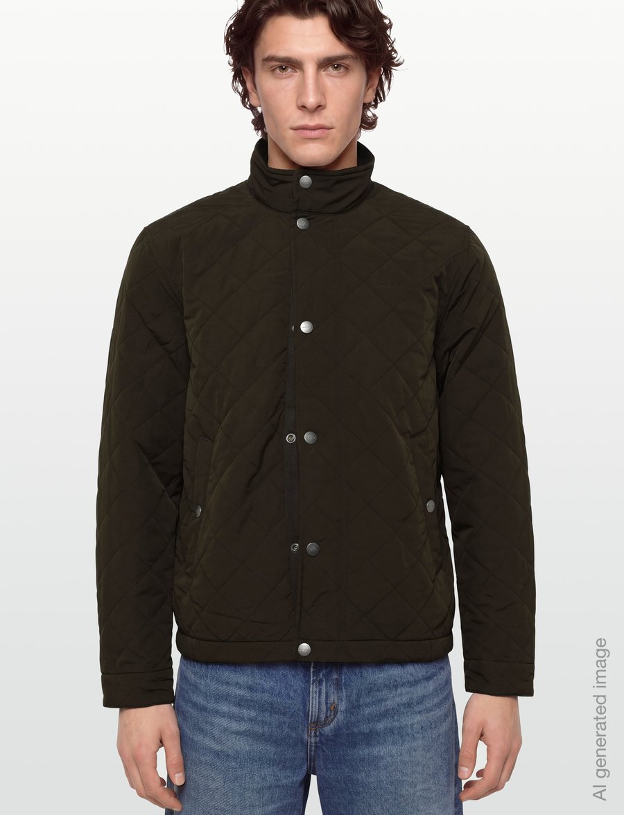 Gant - Quilted Jacket - herbstjacken - black brown - 3