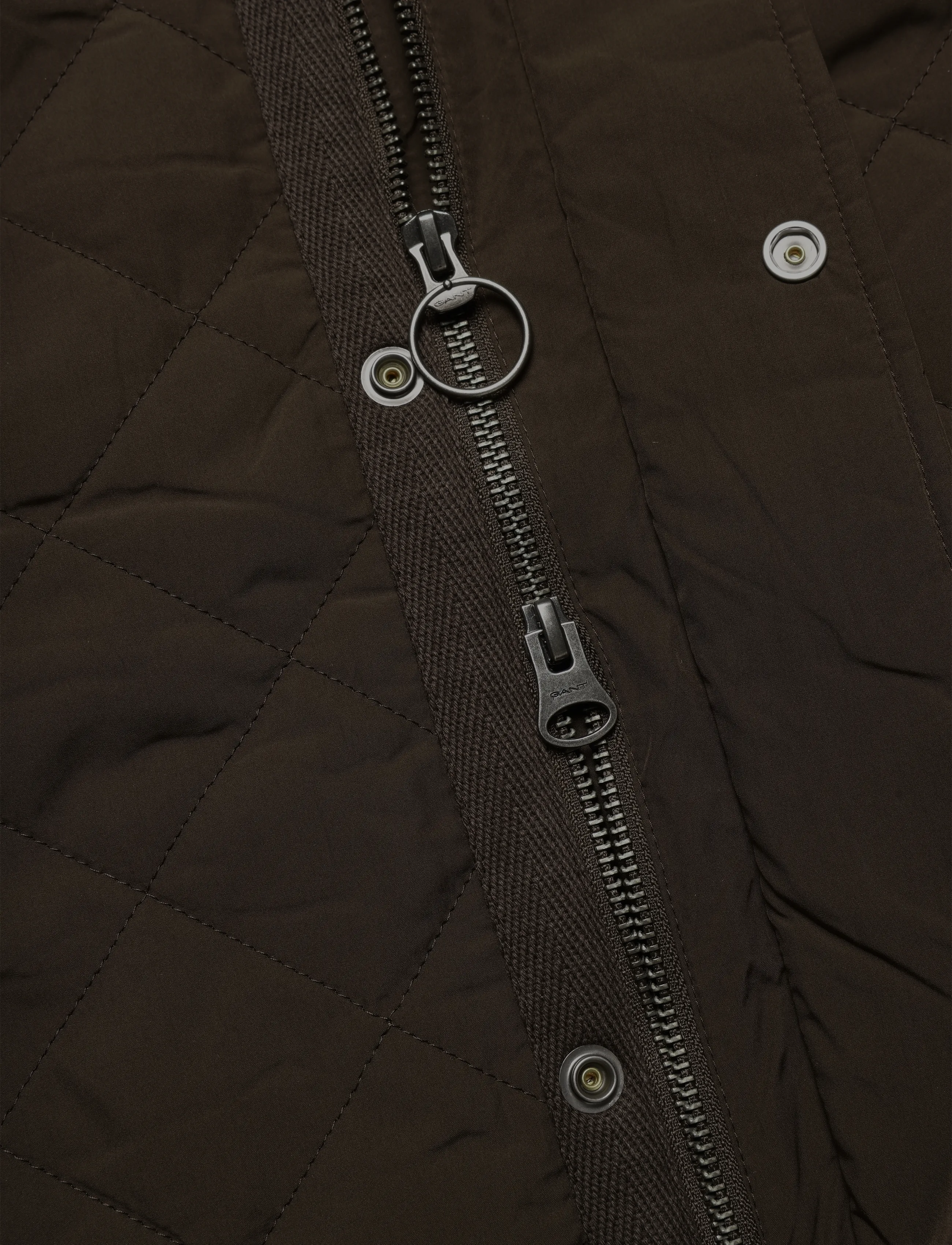Gant - Quilted Jacket - kevadjoped - black brown - 3