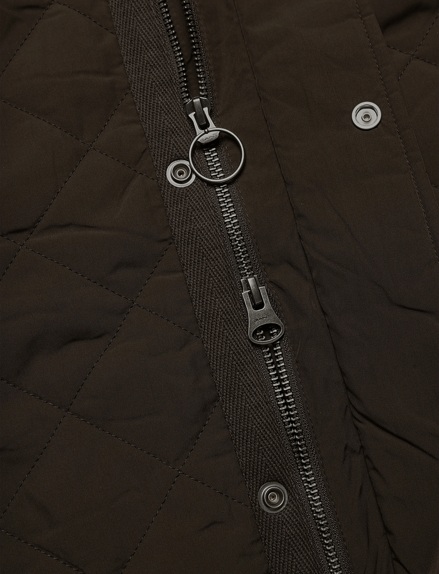 Gant - Quilted Jacket - kevadjoped - black brown - 3