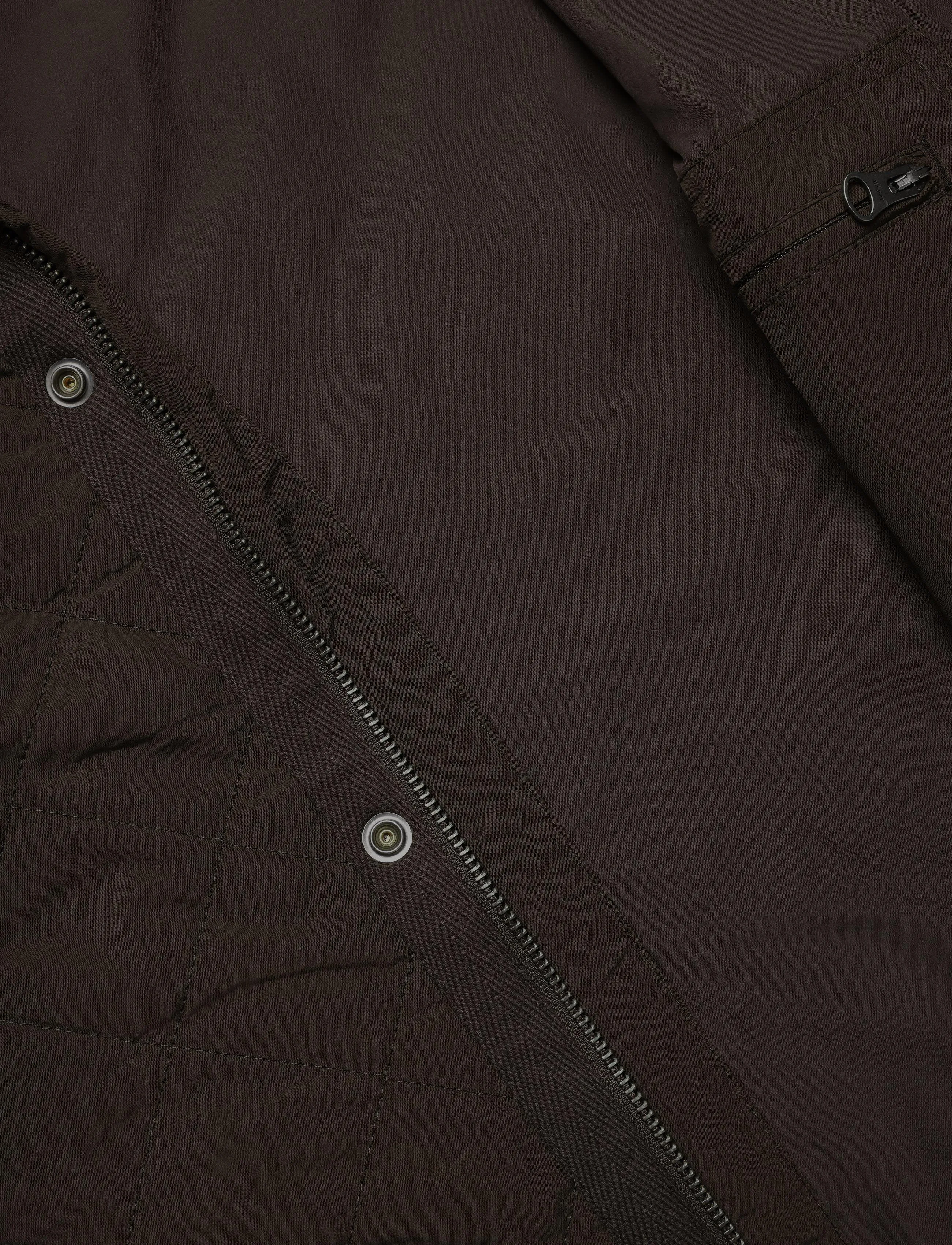 Gant - Quilted Jacket - kevadjoped - black brown - 4
