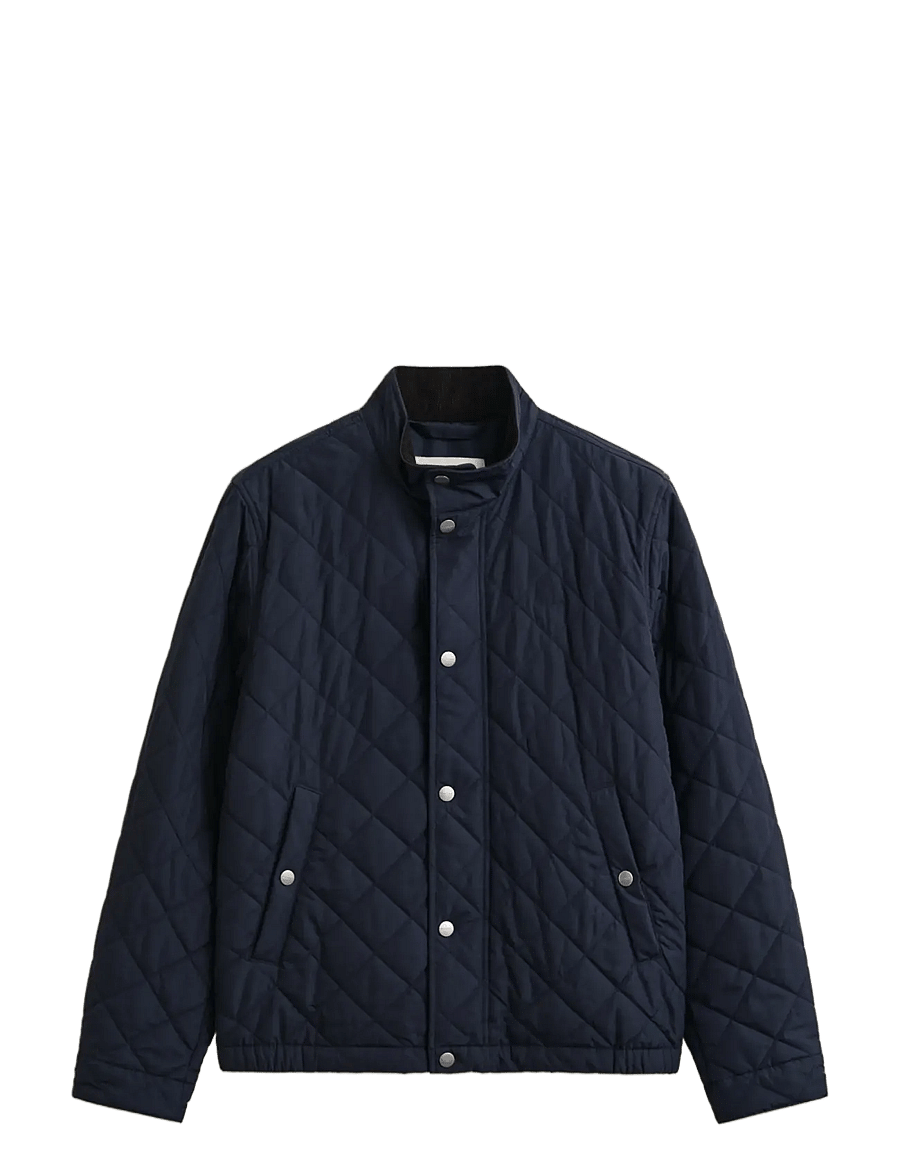Gant - Quilted Jacket - vårjackor - evening blue - 1
