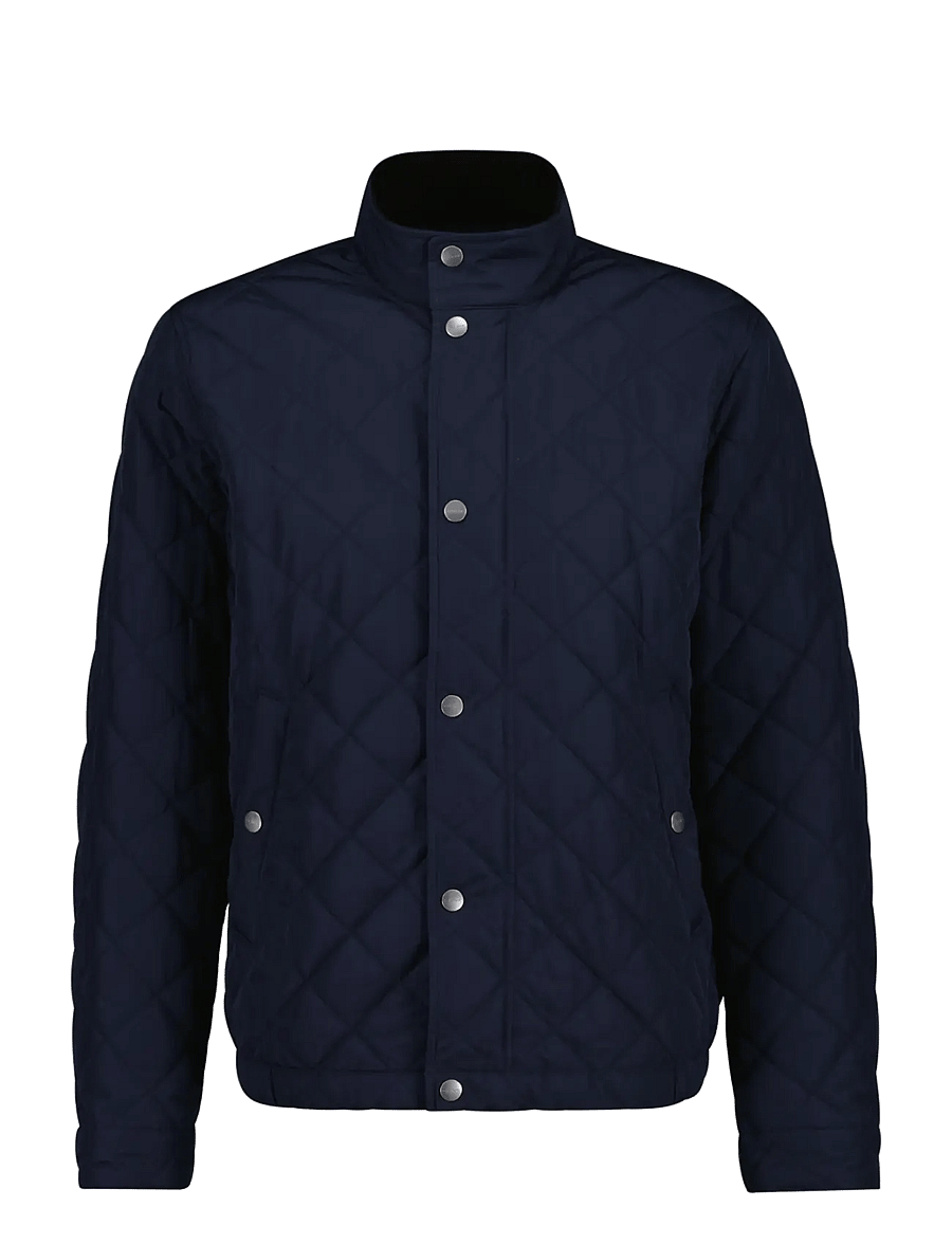 Gant - Quilted Jacket - efterårsjakker - evening blue - 1