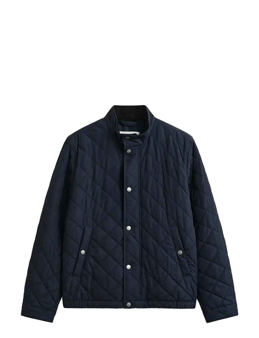 Gant - Quilted Jacket - höstjackor - evening blue - 1