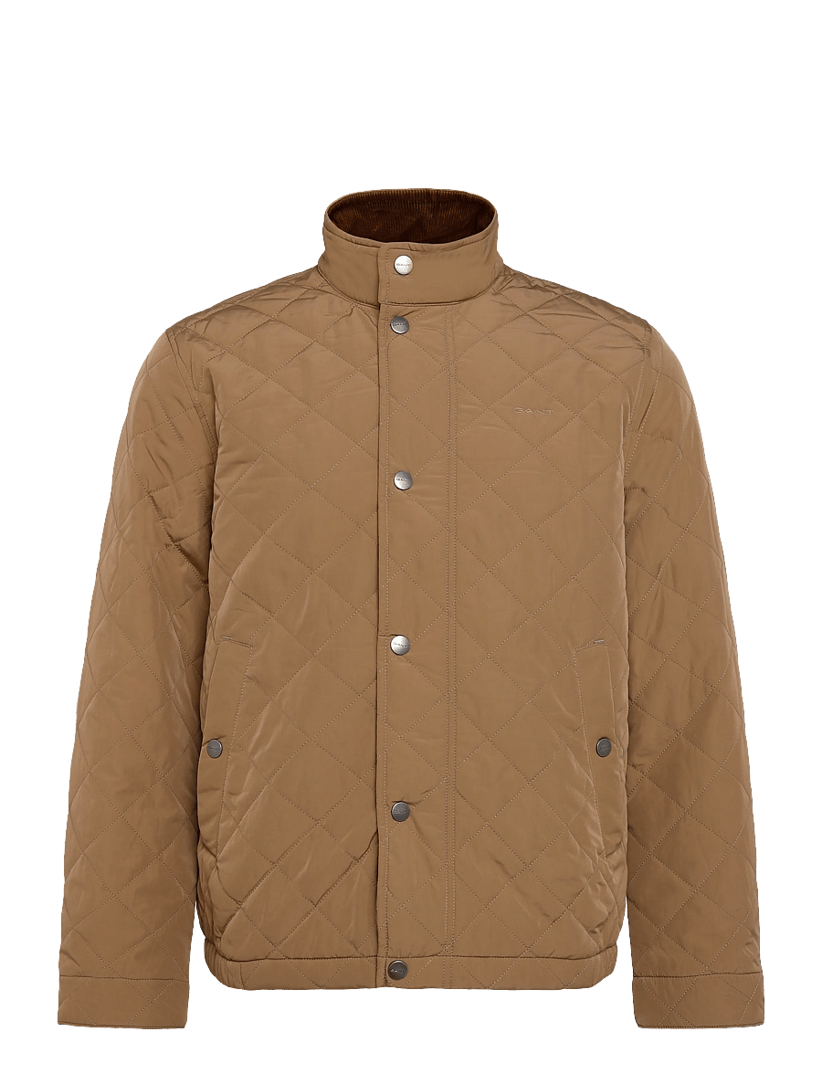 Gant - Quilted Jacket - efterårsjakker - light taupe - 0