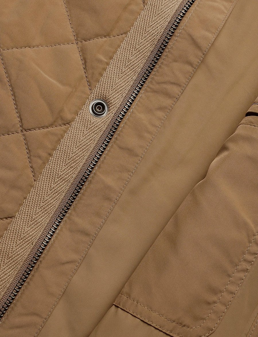 Gant - Quilted Jacket - efterårsjakker - light taupe - 4