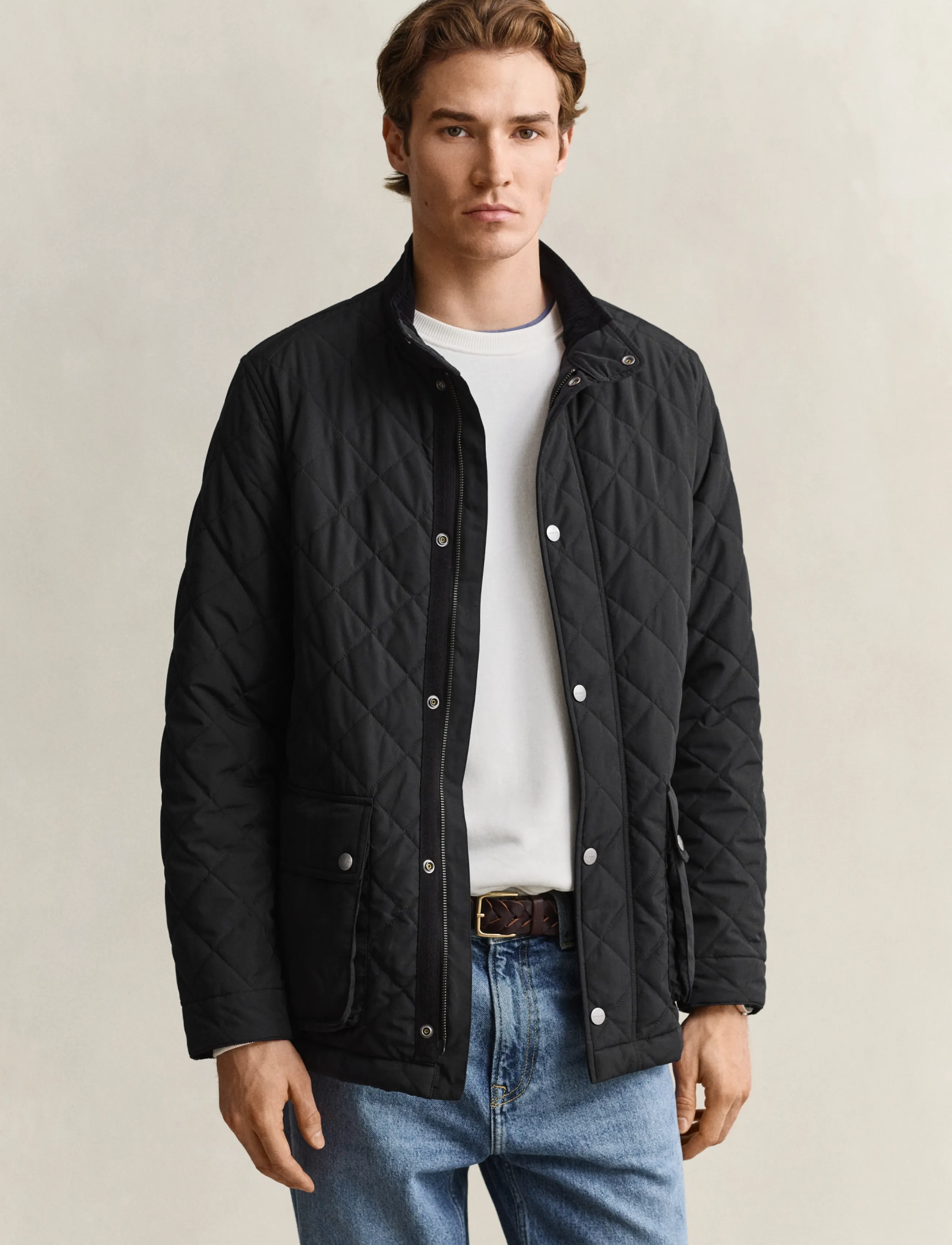 Gant Quilted Mid Jacket - Inspiration - BLACK / black