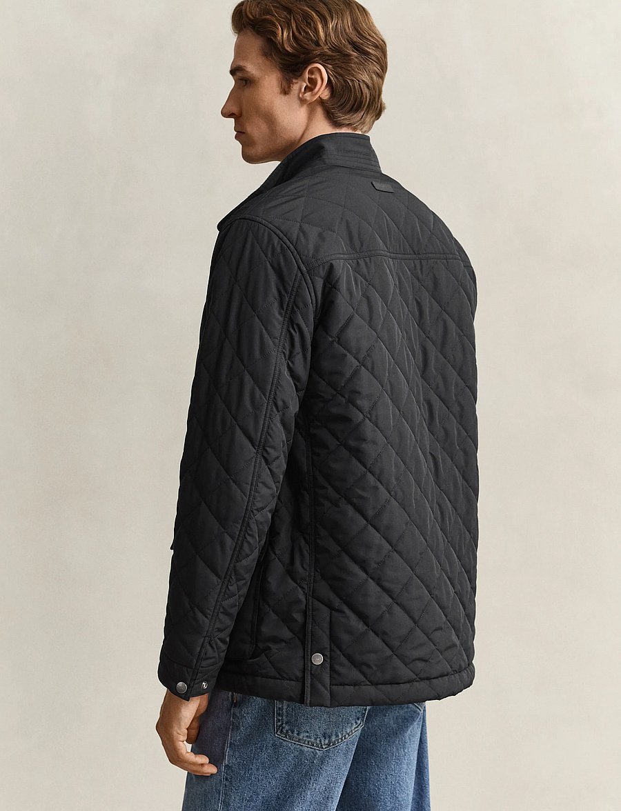 Gant - Quilted Mid Jacket - gesteppt - black - 2