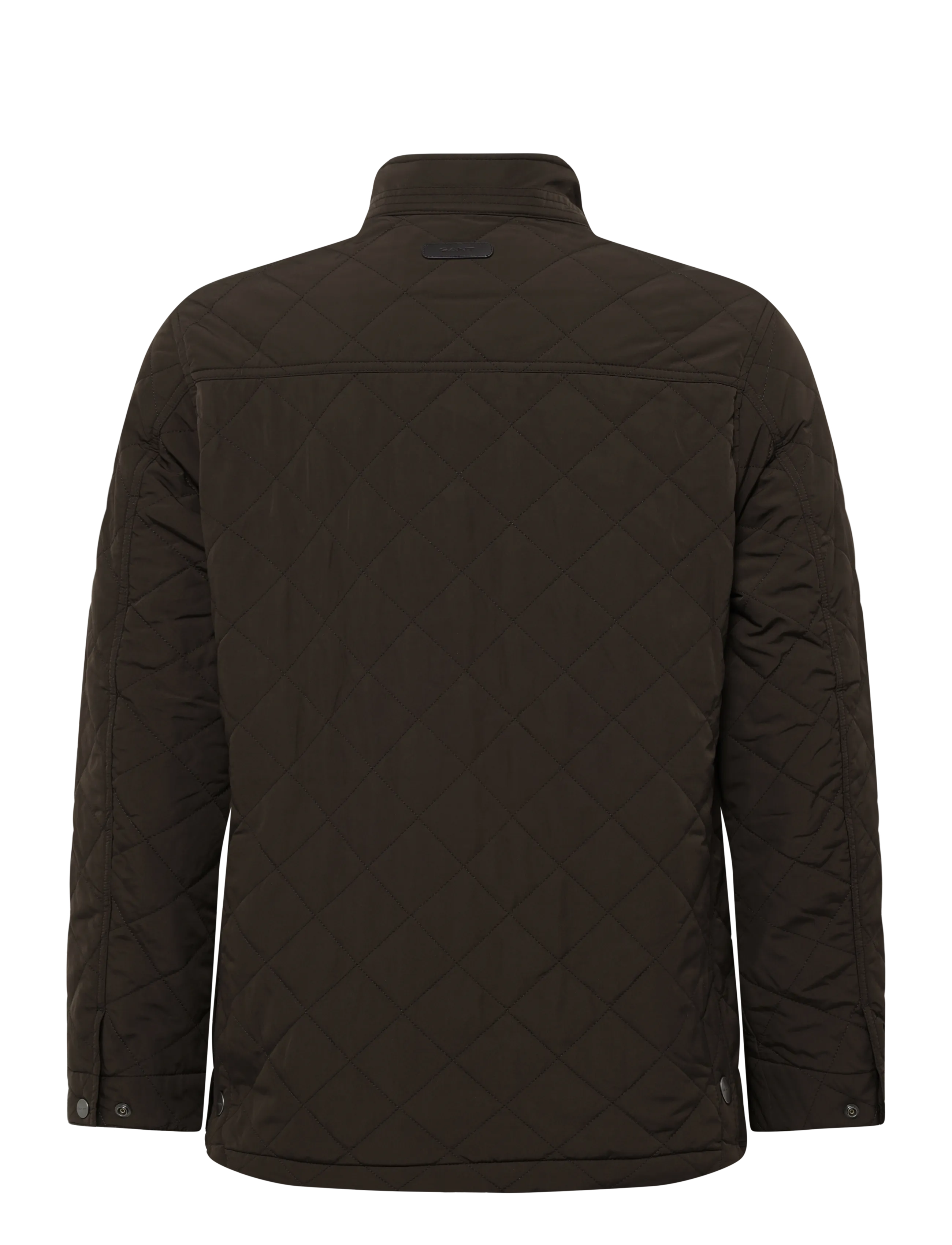 Gant - Quilted Mid Jacket - quilted jackets - black brown - 1