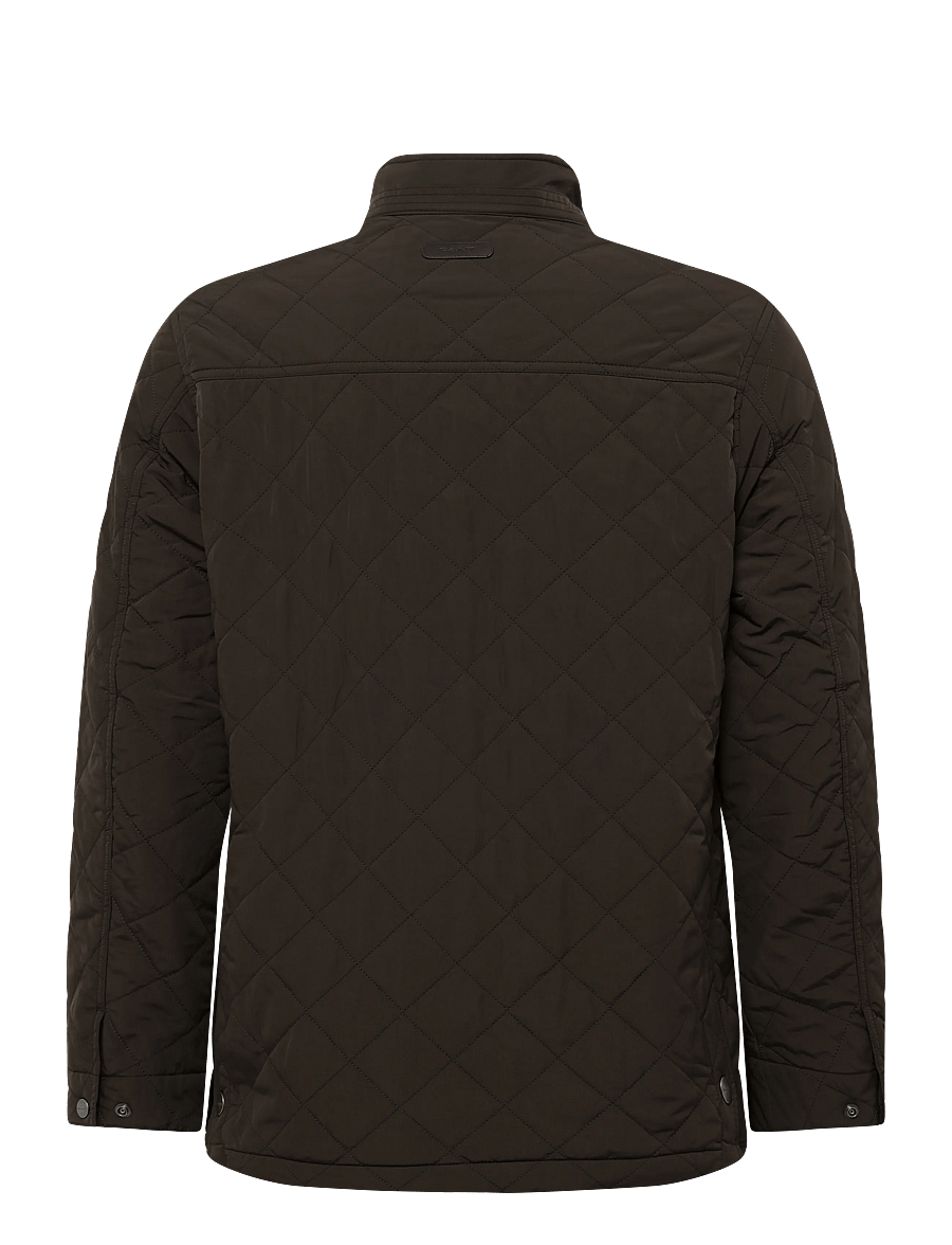 Gant - Quilted Mid Jacket - tepitud jakid - black brown - 1