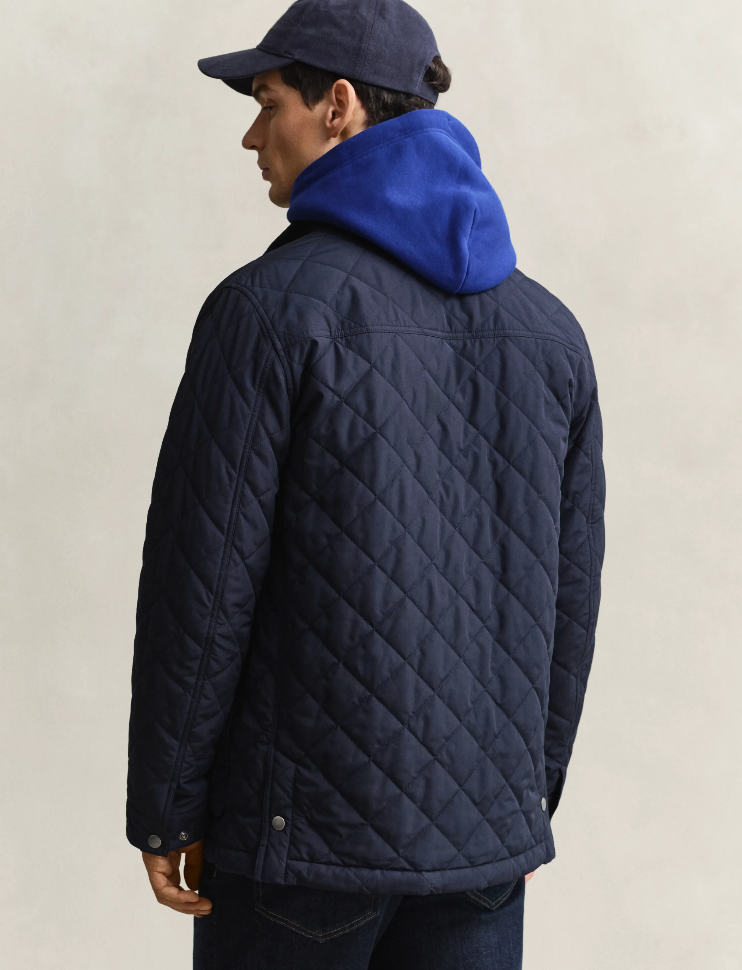 Gant - Quilted Mid Jacket - evening blue - 2