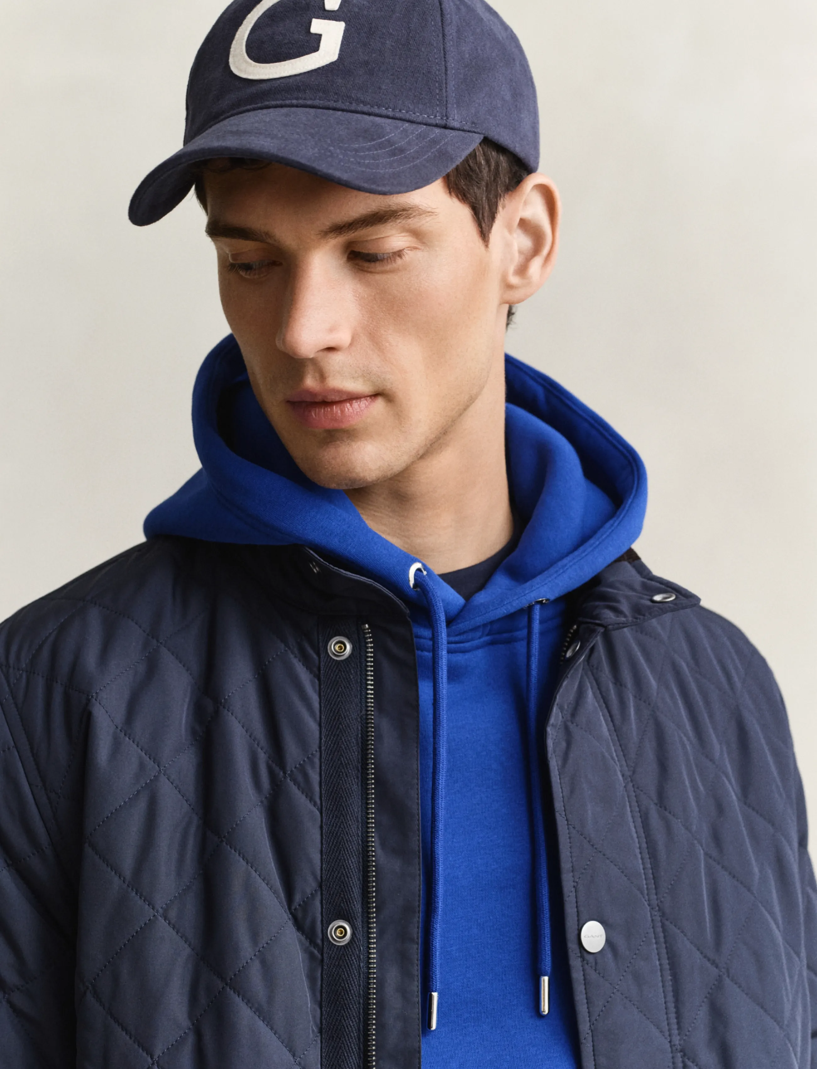 Gant - Quilted Mid Jacket - evening blue - 3