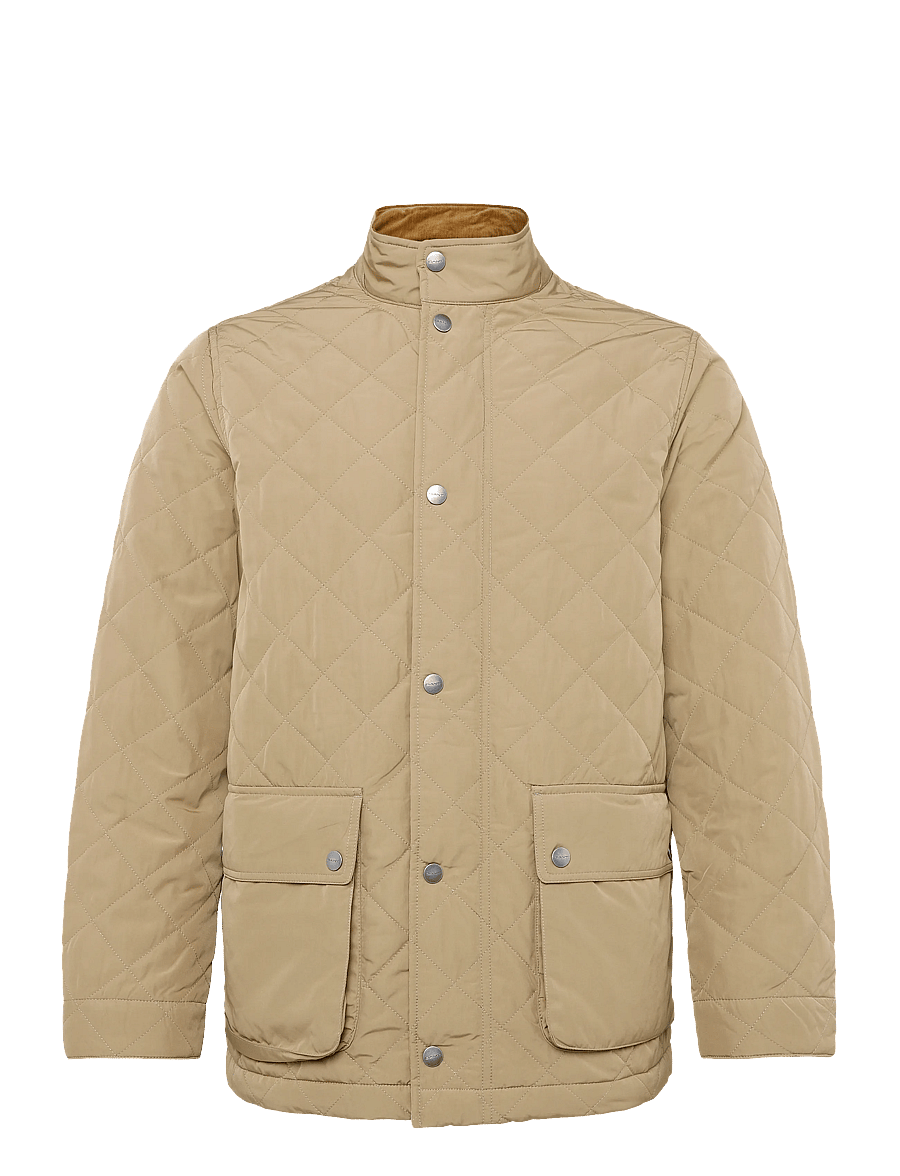 Gant - Quilted Mid Jacket - quiltede - light taupe - 1