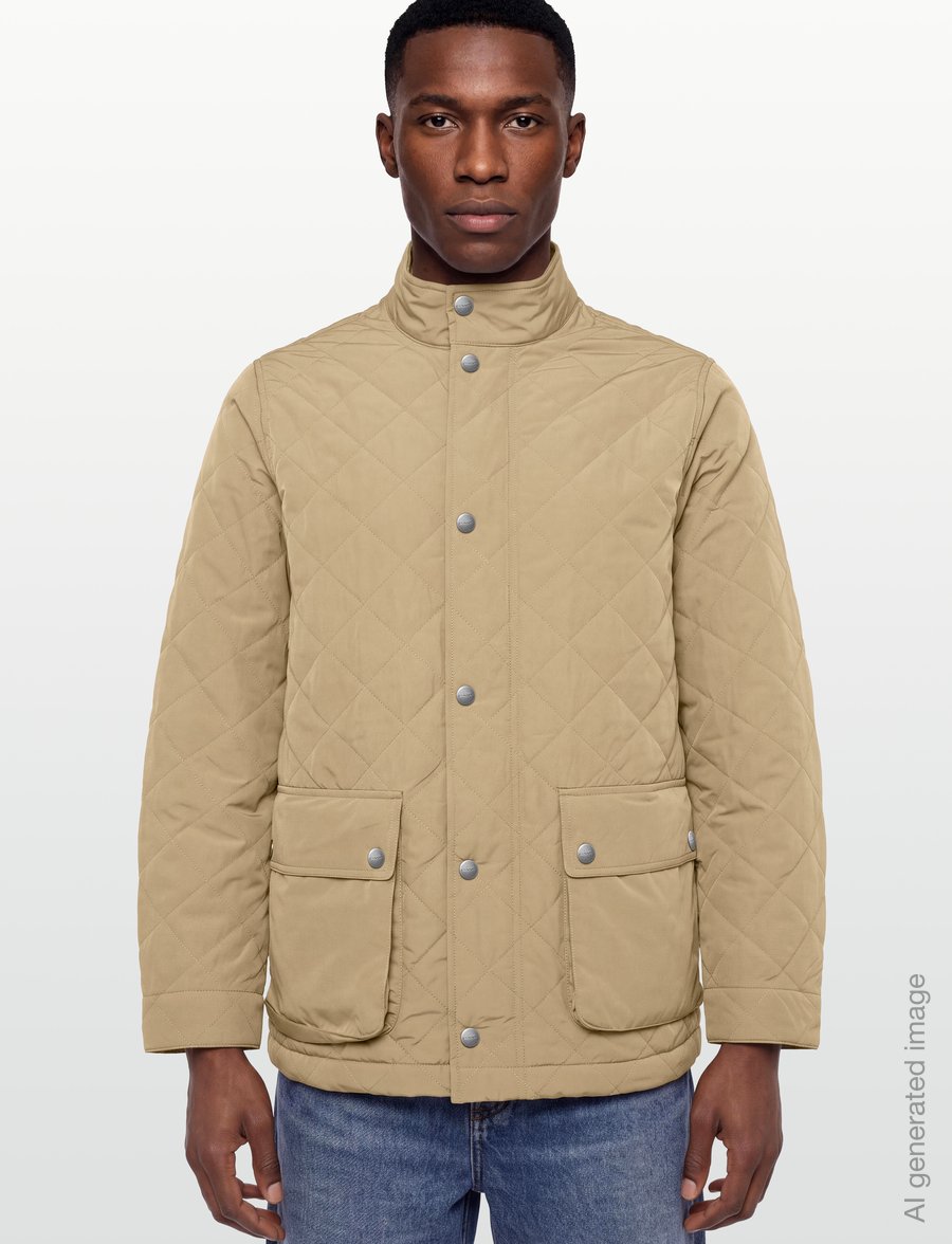 Gant - Quilted Mid Jacket - quiltede - light taupe - 3