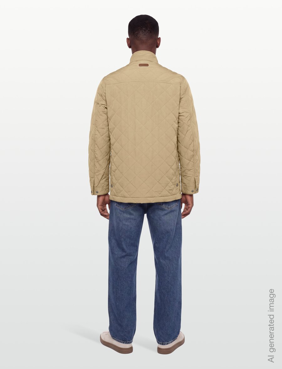 Gant - Quilted Mid Jacket - quiltede - light taupe - 4