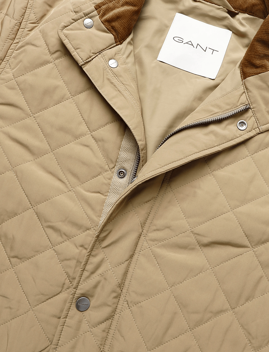 Gant - Quilted Mid Jacket - quiltede - light taupe - 5