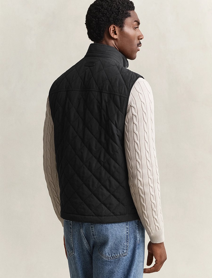 Gant - Quilted Vest - westen - black - 2
