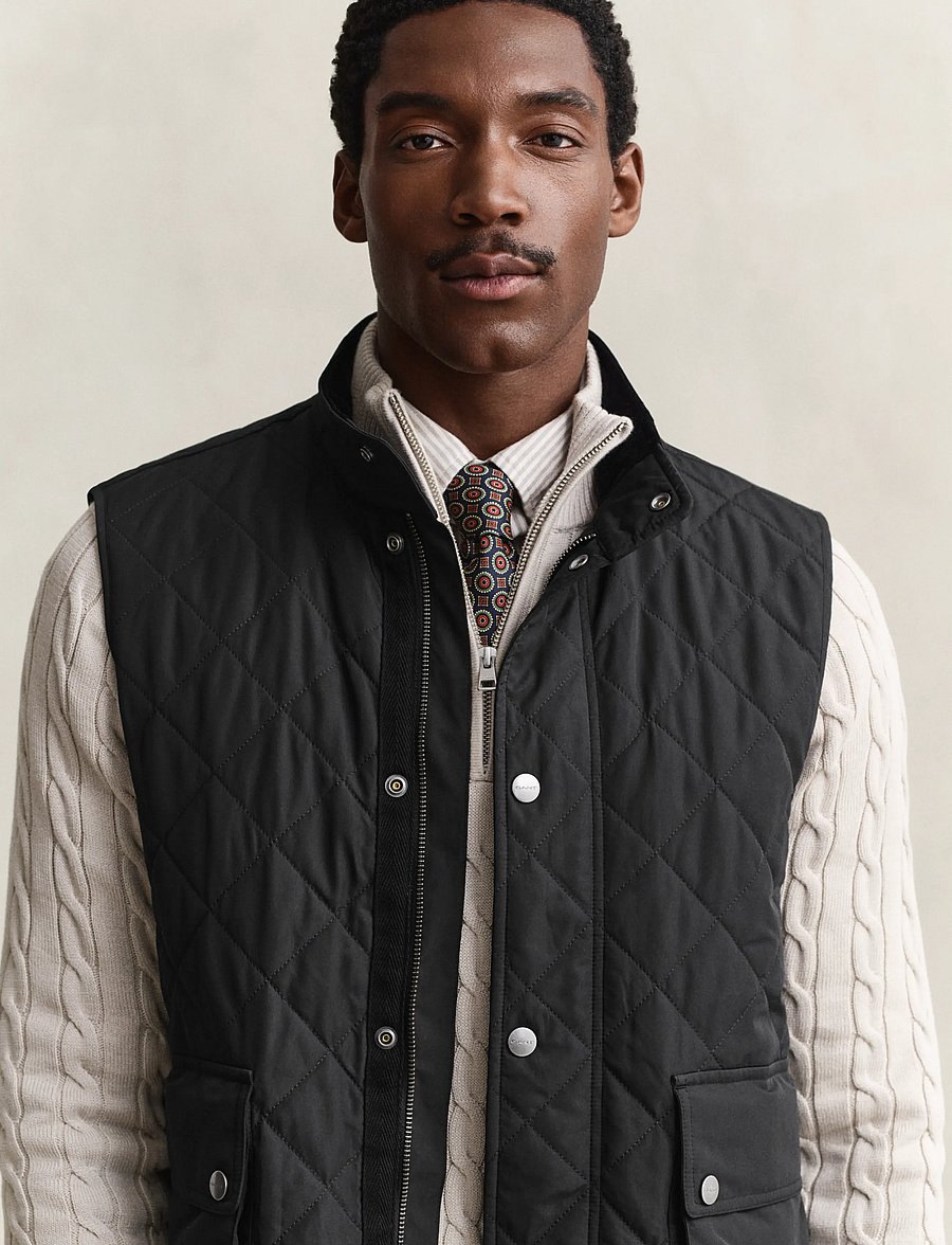 Gant - Quilted Vest - westen - black - 3