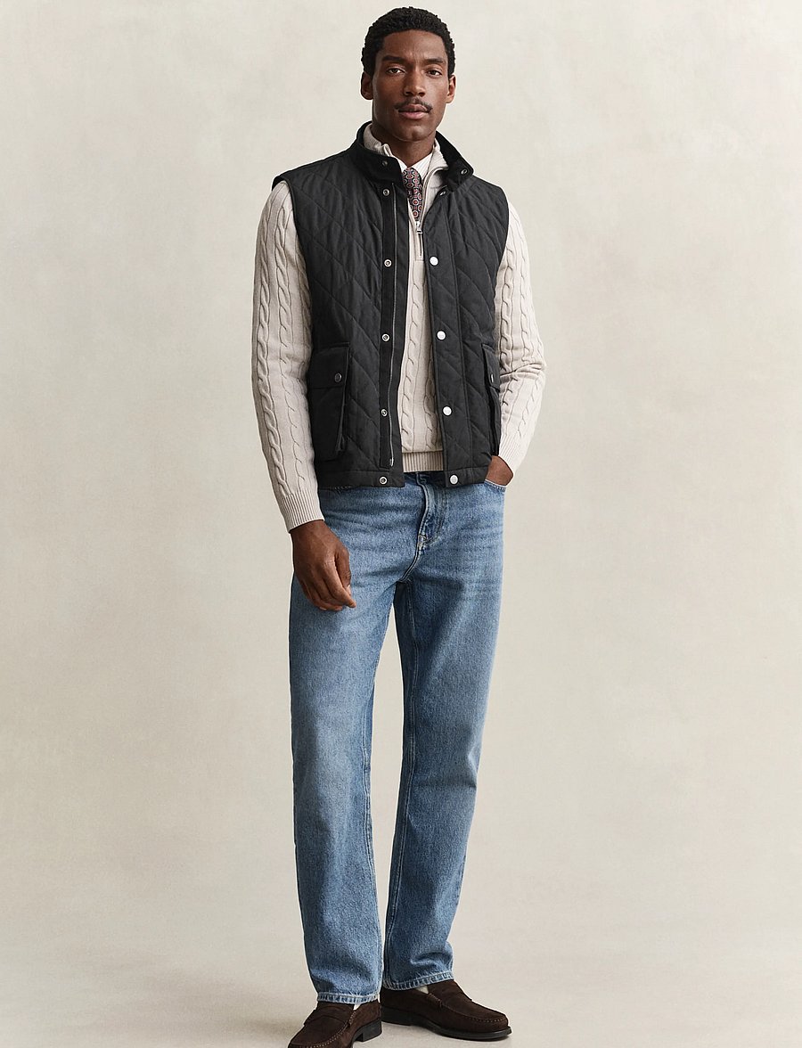 Gant - Quilted Vest - westen - black - 4